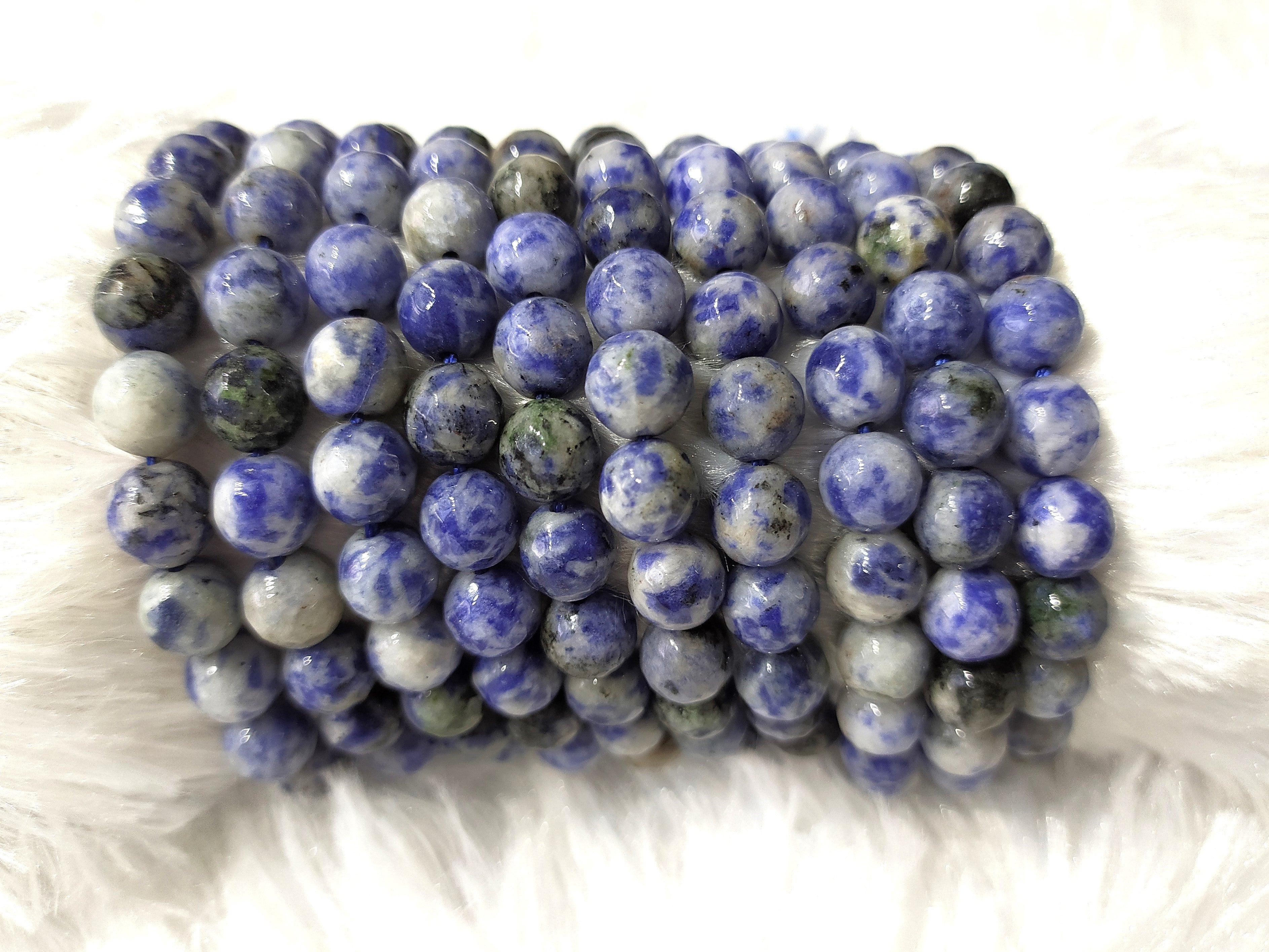 Sodalite Faceted Beads, Crystal Beads for Jewelry. DestGlow