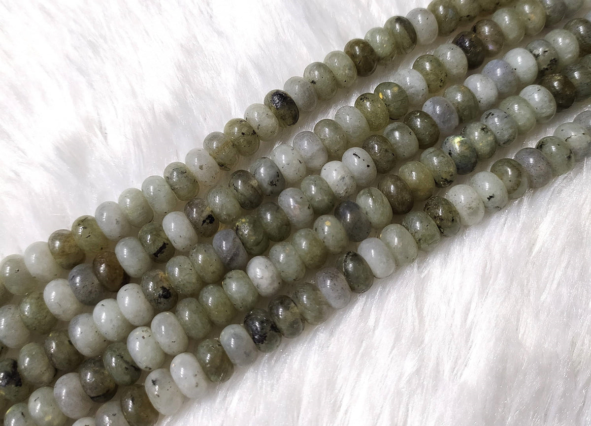 Labradorite Rondelle Beads, Crystal Beads for Jewelry DestGlow