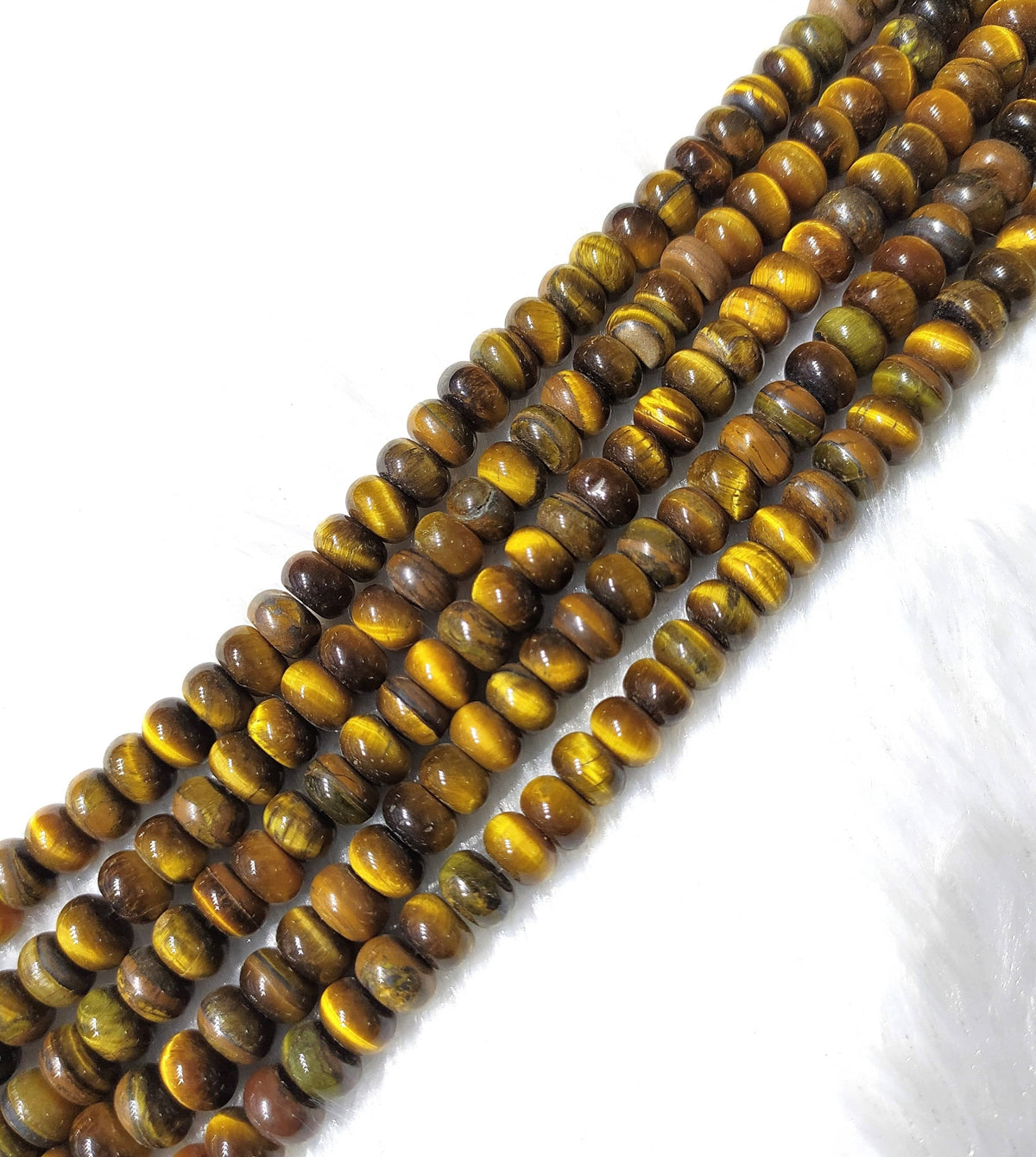 Tiger eye Rondelle Beads, Crystal Beads for Jewelry. DestGlow