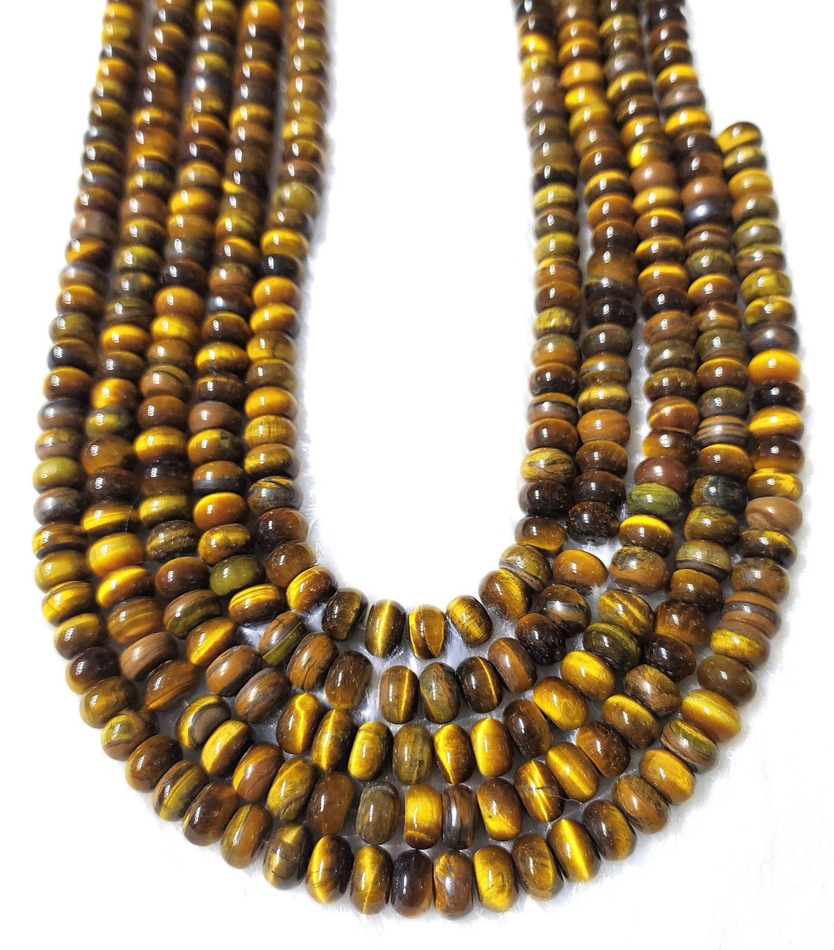 Tiger eye Rondelle Beads, Crystal Beads for Jewelry. DestGlow