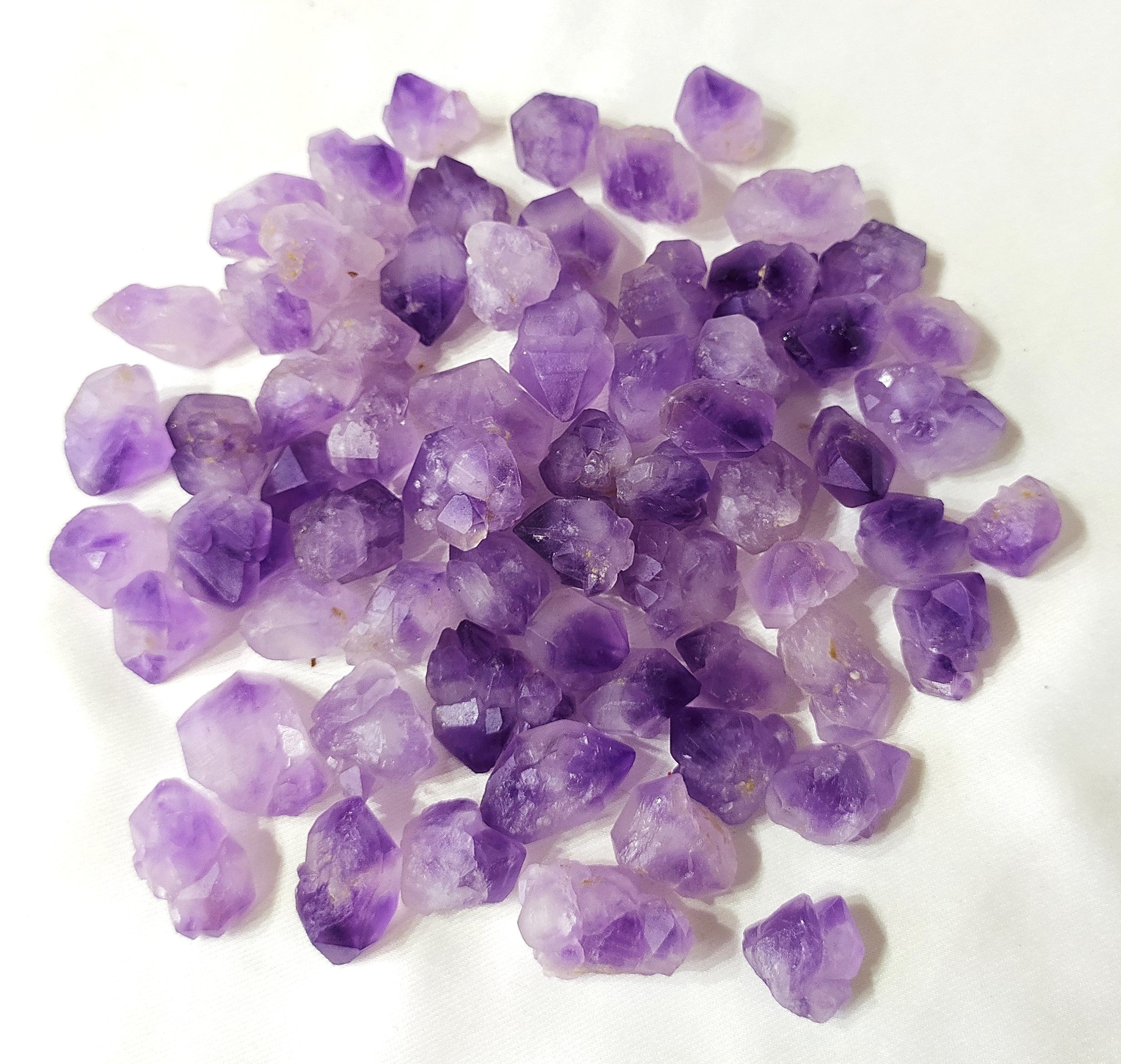 100g Amethyst Natural Points, Healing Crystal Points DestGlow