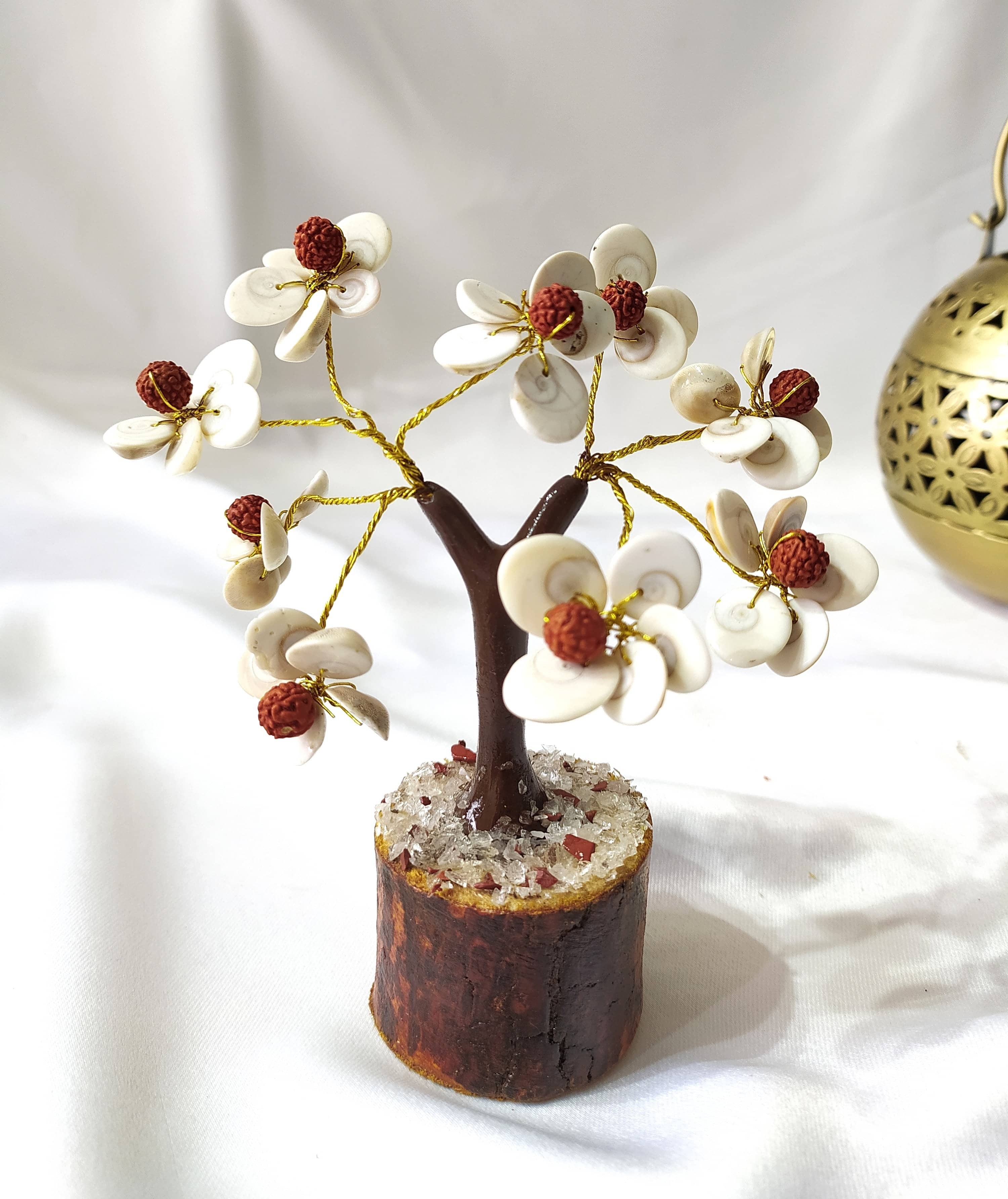 54Beads Gomati Chakra With Rudraksha Tree|Gomati Chakra Tree DestGlow