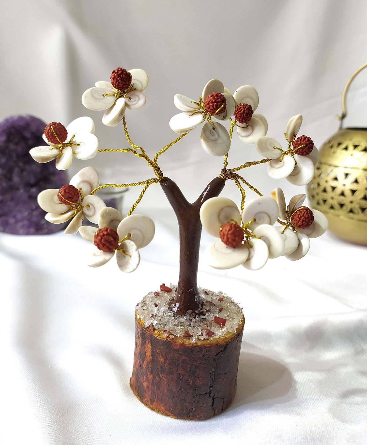 54Beads Gomati Chakra With Rudraksha Tree|Gomati Chakra Tree DestGlow