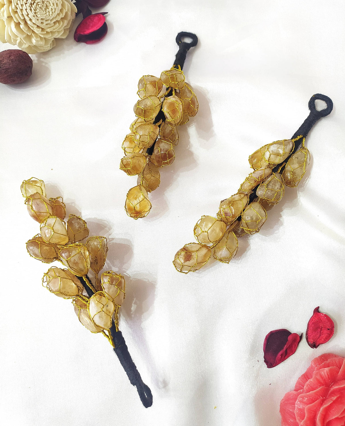 Natural Citrine Crystal Hanger | Citrine Hanger | Car Hanger DestGlow