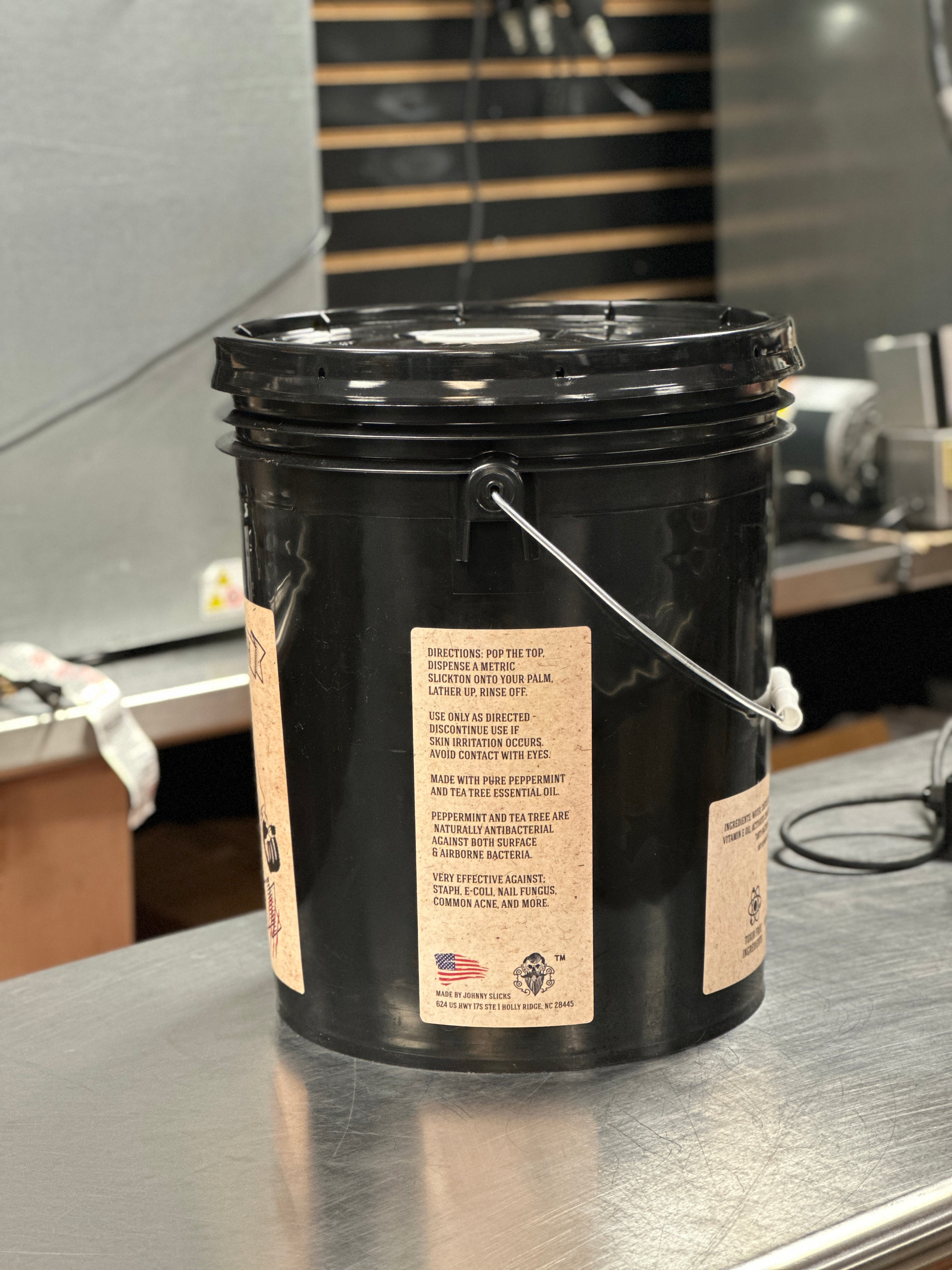 5 Gallon Pail Of After Action Body Wash by Johnny Slicks