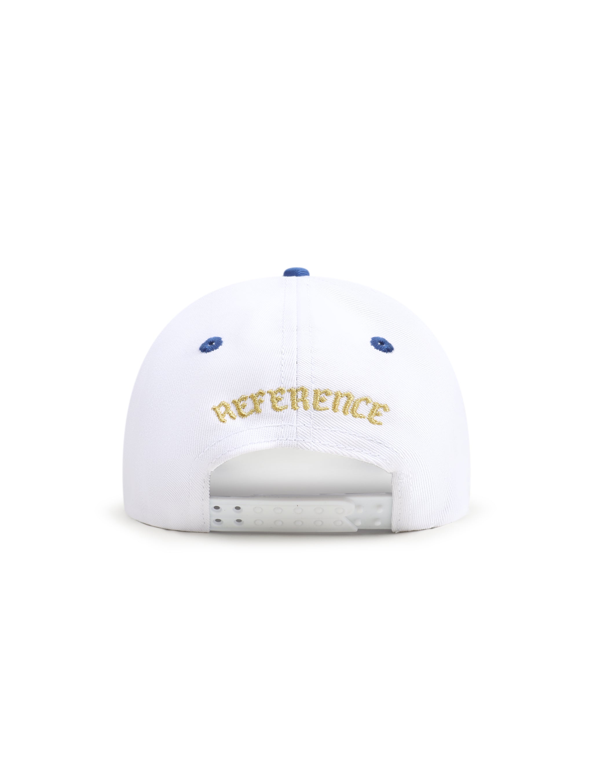 Reference Mens Vintage LA Hat - White/Royal by Denim Exchange