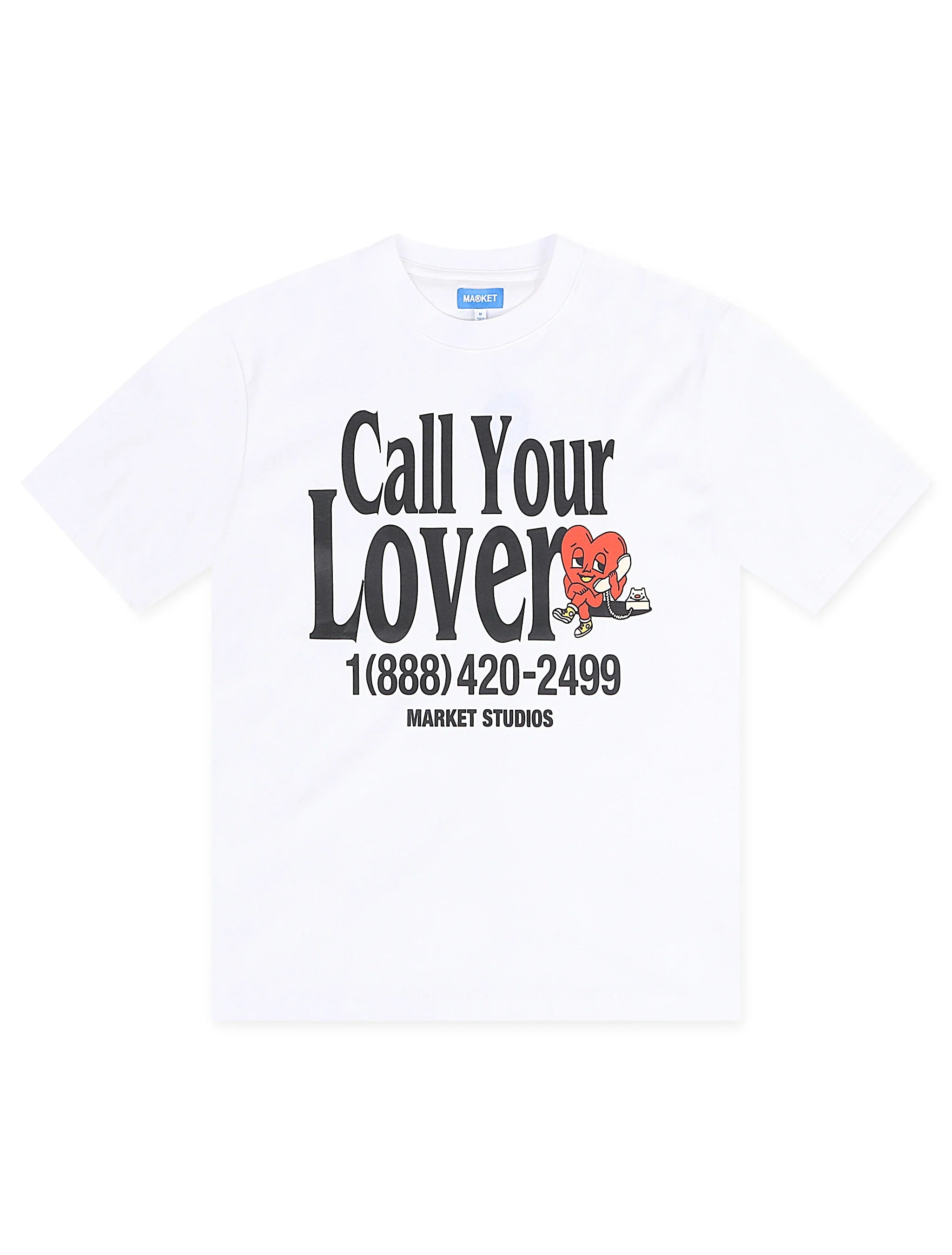 Market Call Your Lover - White by Denim Exchange