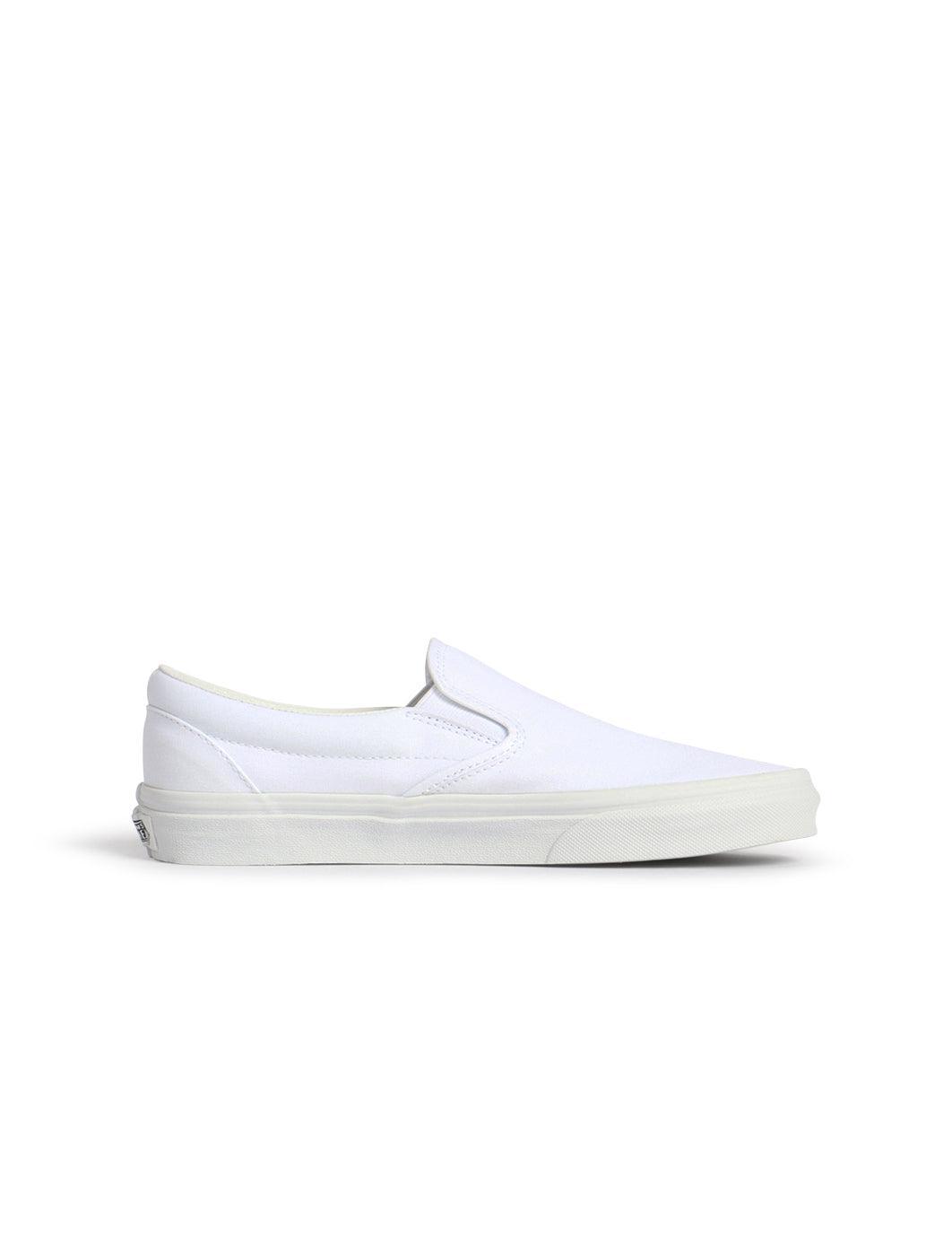 Vans Big Kids Classic Slip On - True White by Denim Exchange