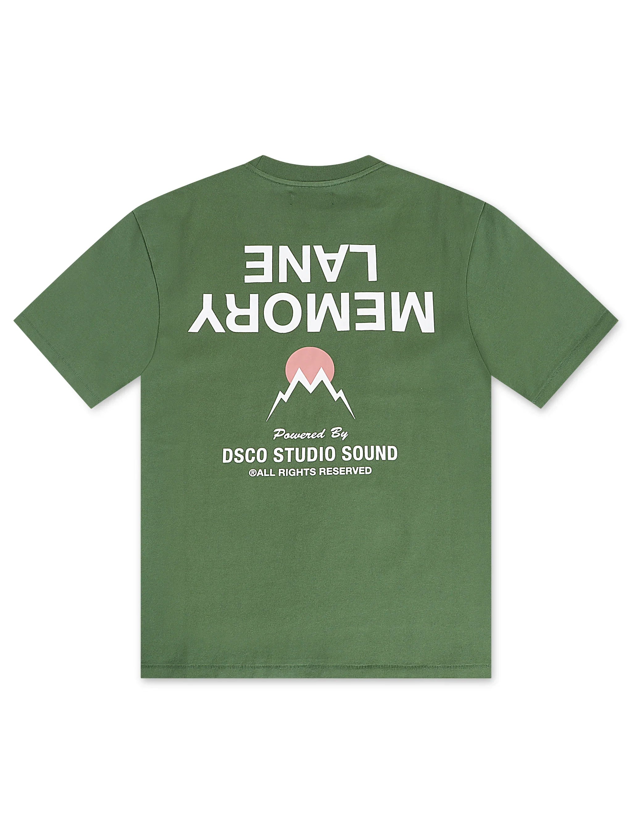Memory Lane Core Flip Tee - Moss by Denim Exchange