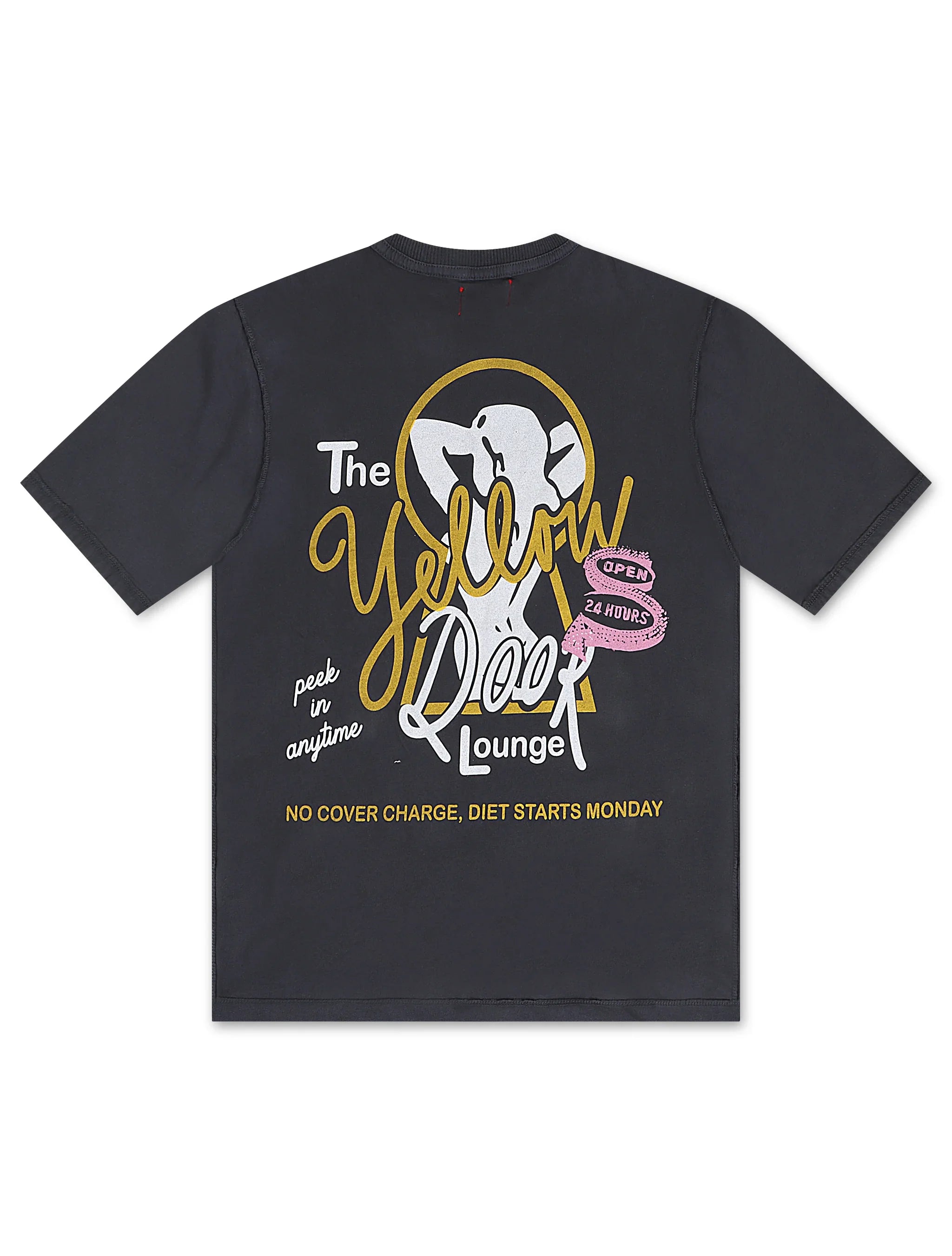 Diet Starts Monday Yellow Door Tee - Vintage Black by Denim Exchange
