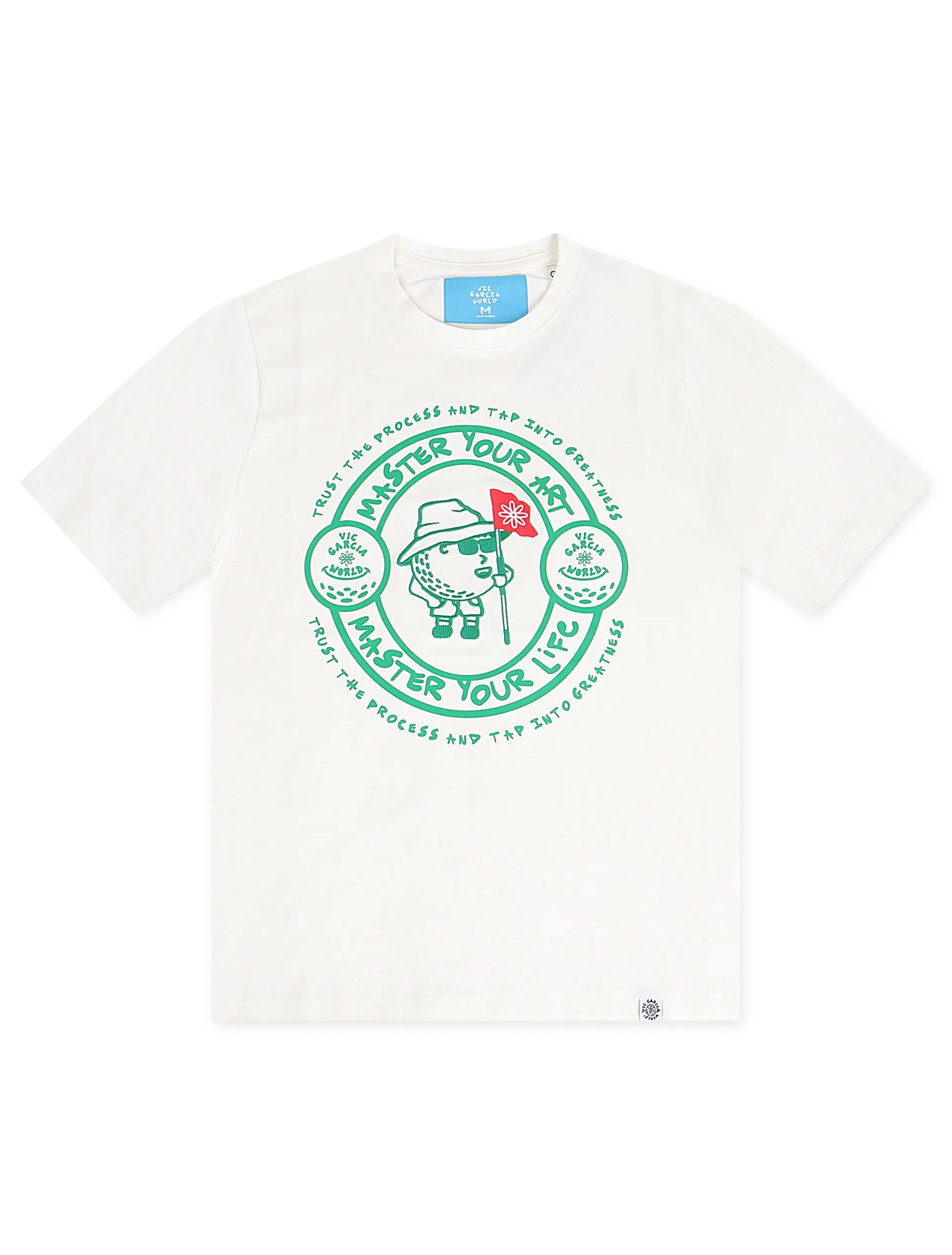 Vic Garcia Trust The Process Tee - Vanilla by Denim Exchange