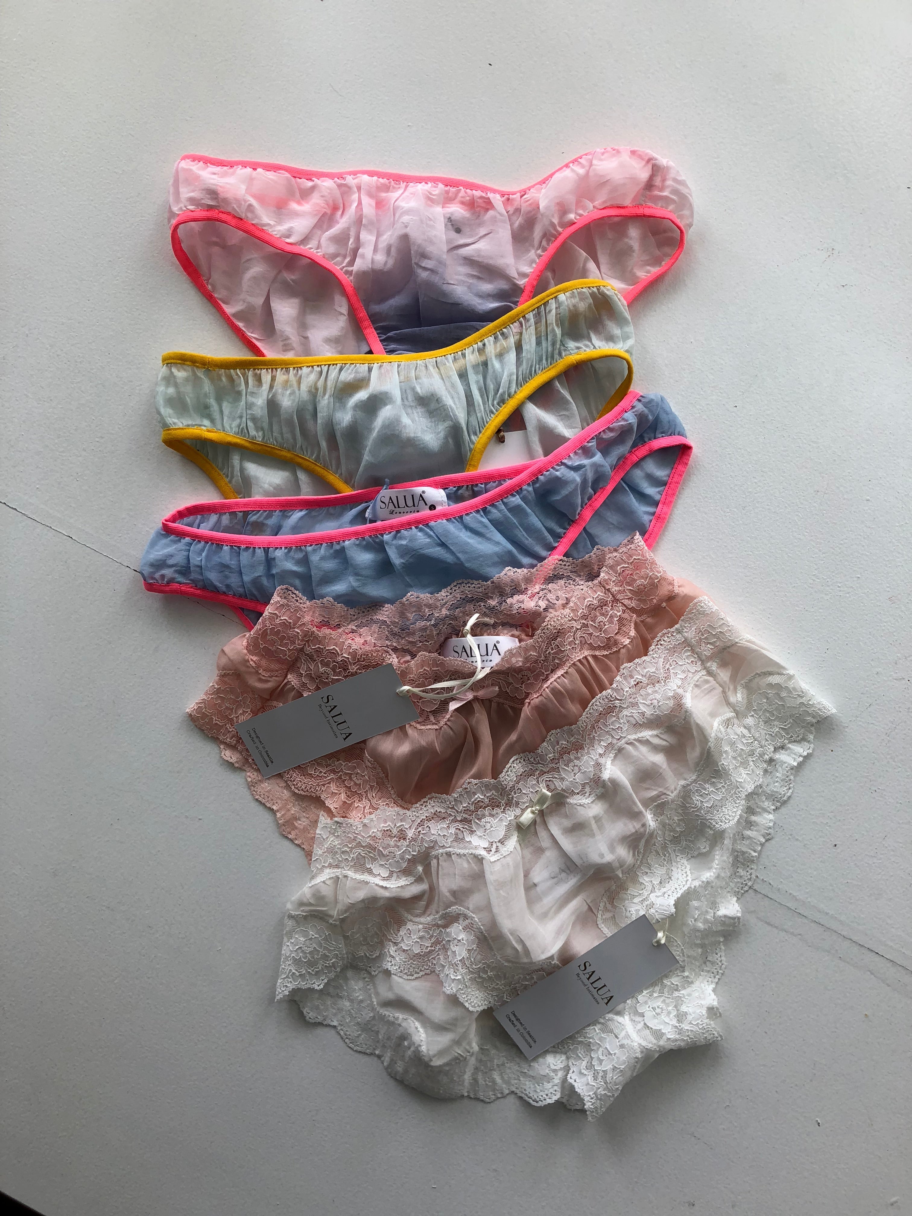 Basic Sheer Gradient Panty w/ Trim - DestGlow