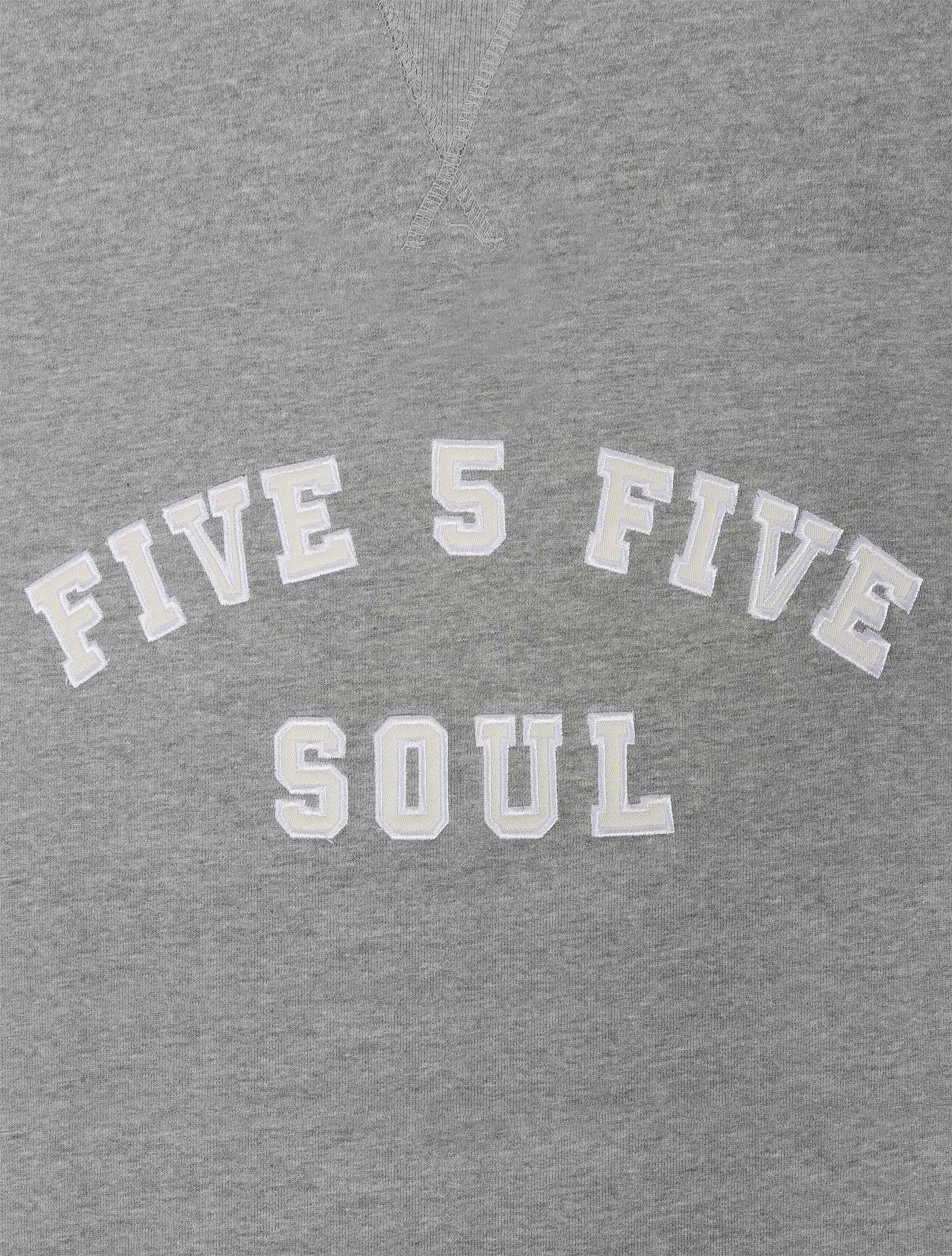Triple 5 Mens Essex Crewneck - Heather Grey by Denim Exchange