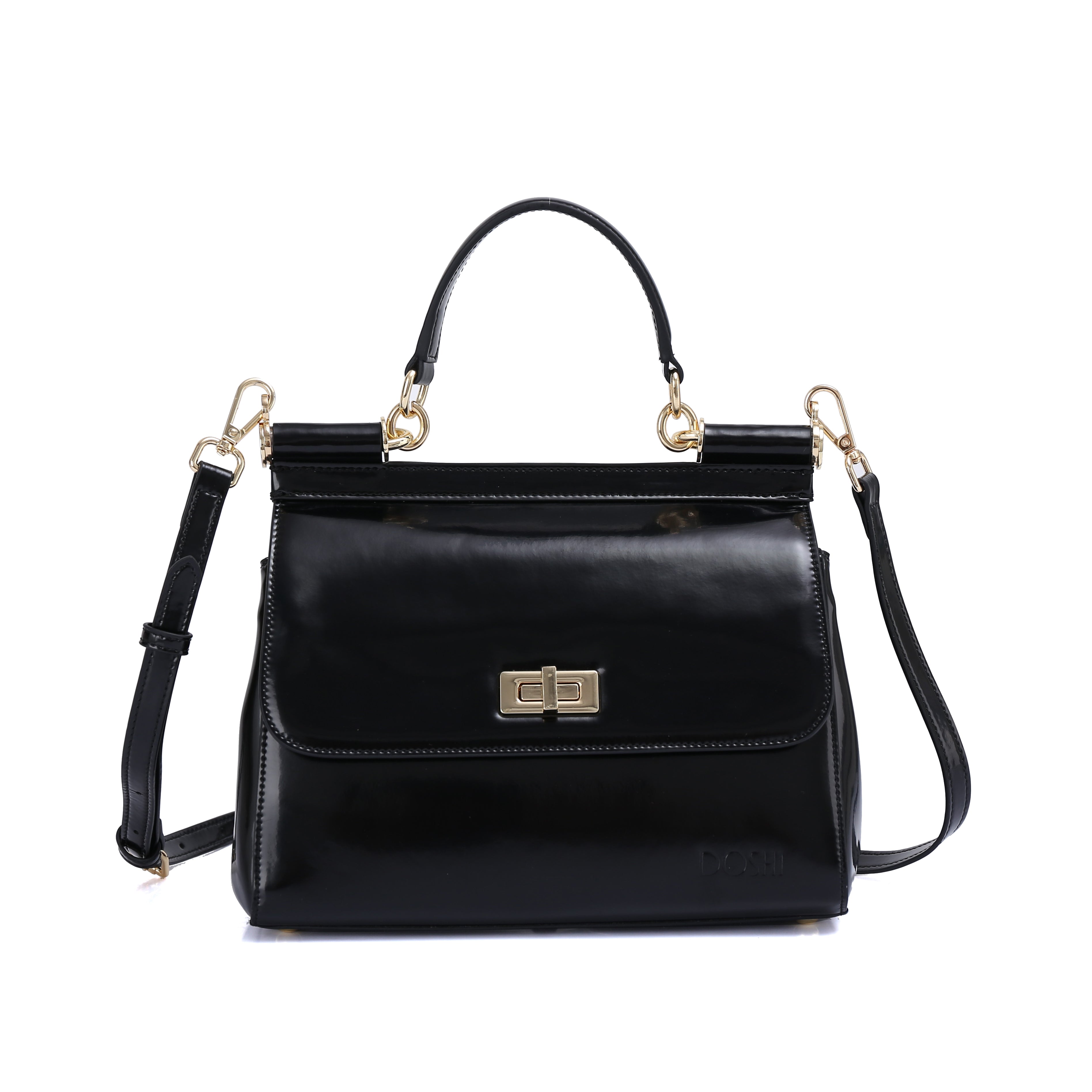 Lady Bag 3 - Semi-Patent Black by Doshi FCSA