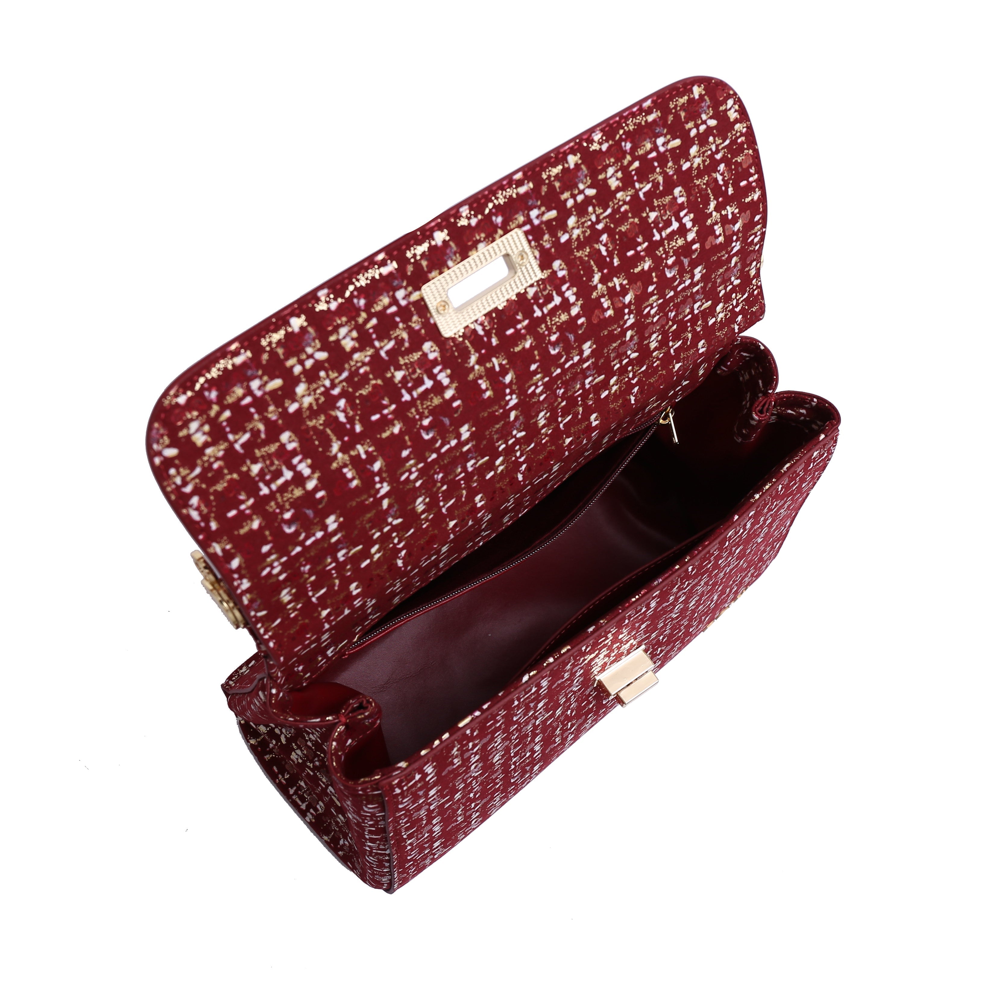 Lady Bag 3 - Printed Royal Red by Doshi FCSA