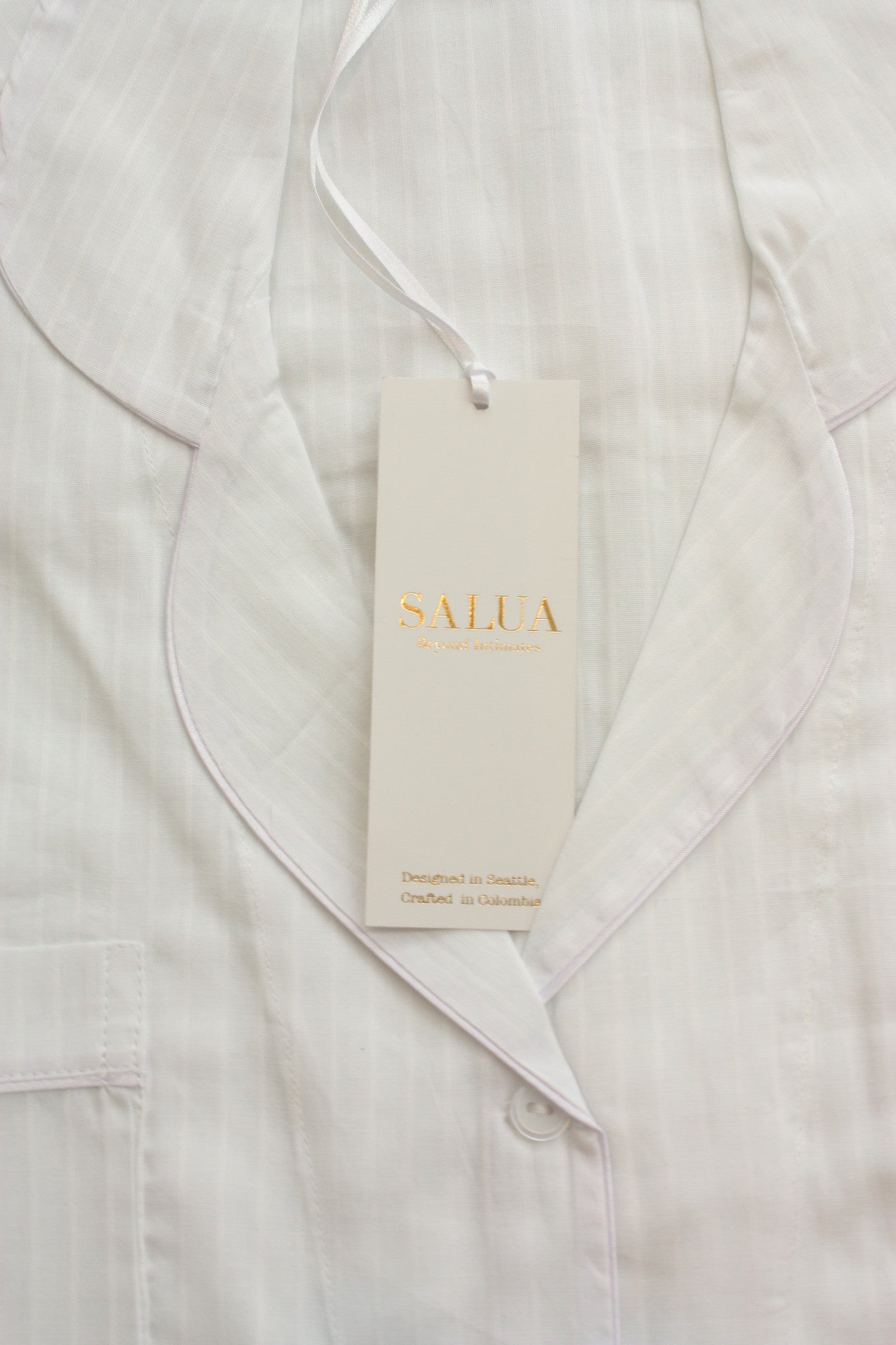 Classic Sleep Shirt in Woven Cotton - DestGlow
