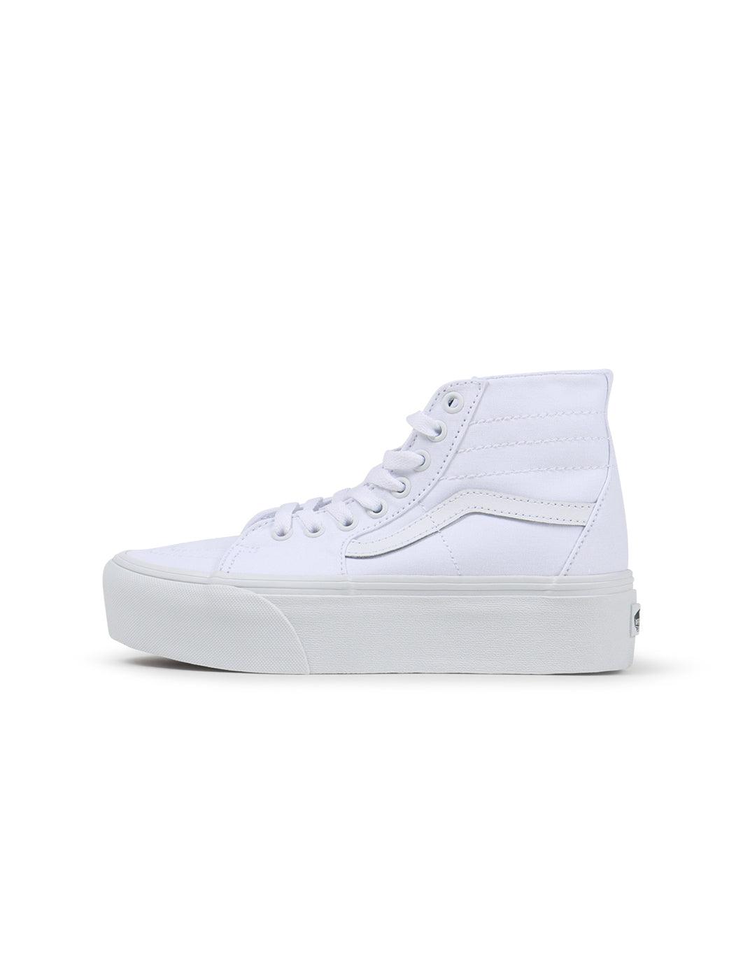 Vans Big Kids Sk8-Hi Tapered - Canvas True White by Denim Exchange