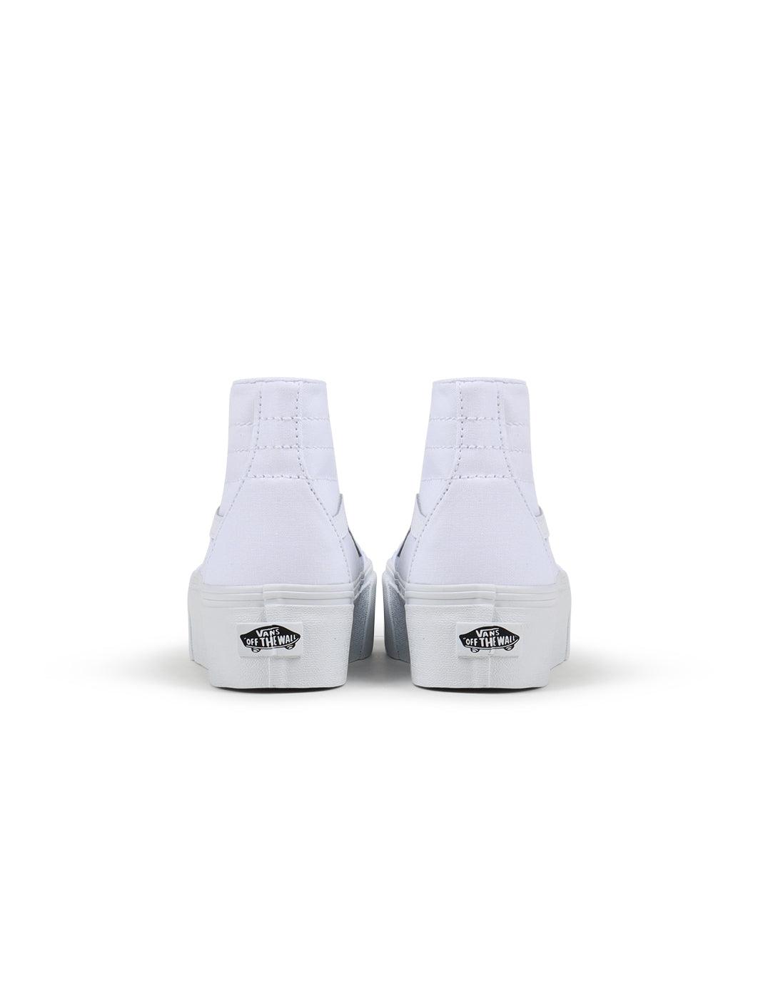 Vans Big Kids Sk8-Hi Tapered - Canvas True White by Denim Exchange