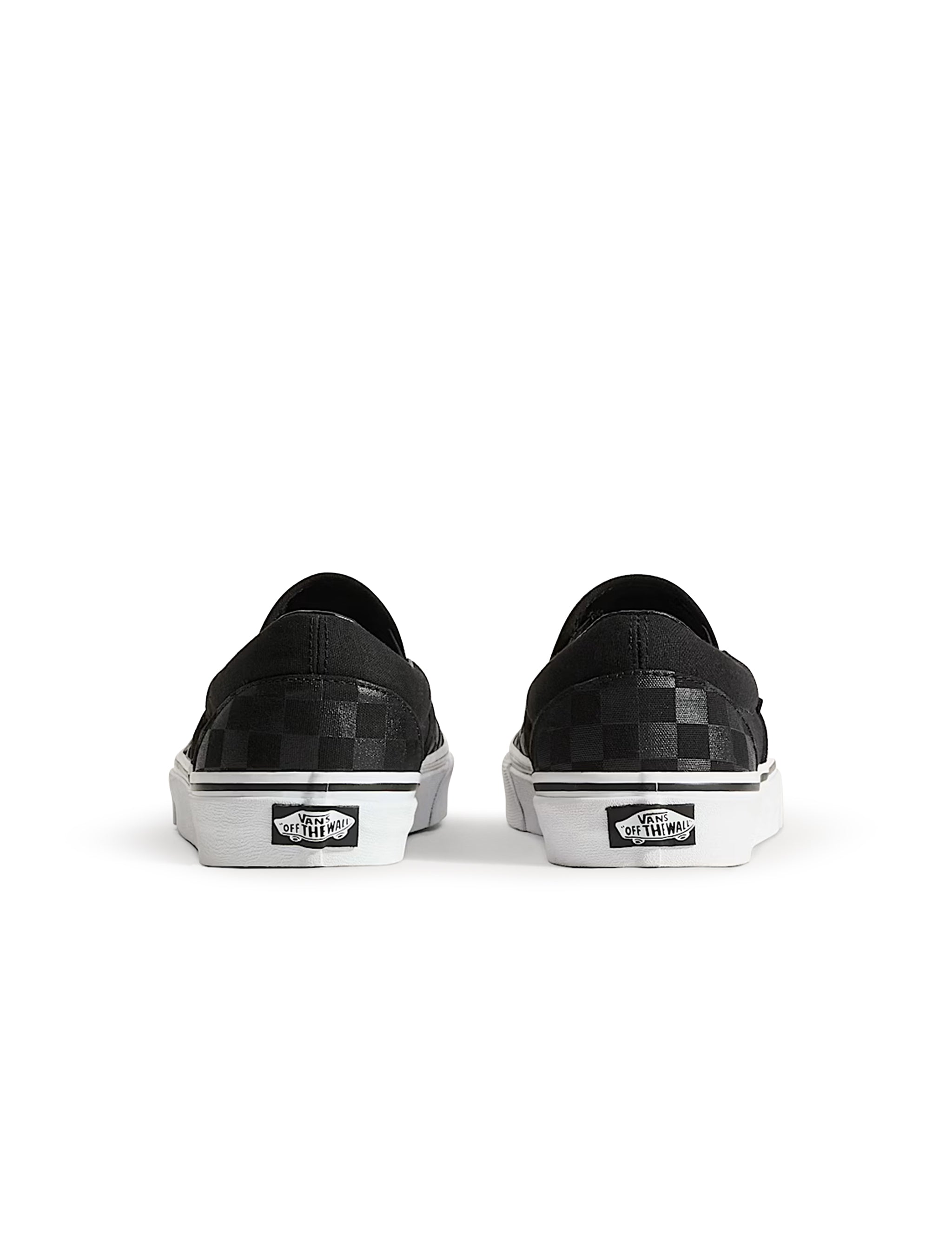 Vans Mens Checkerboard Slip-On - Black by Denim Exchange