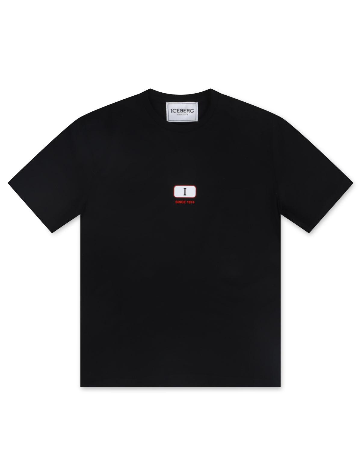 Iceberg Logo Tee - Black by Denim Exchange