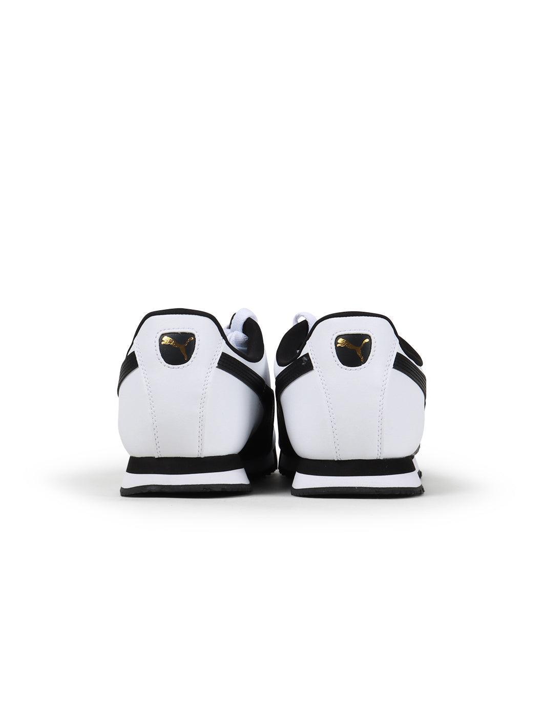 Puma Mens Roma Basic - White/Black by Denim Exchange