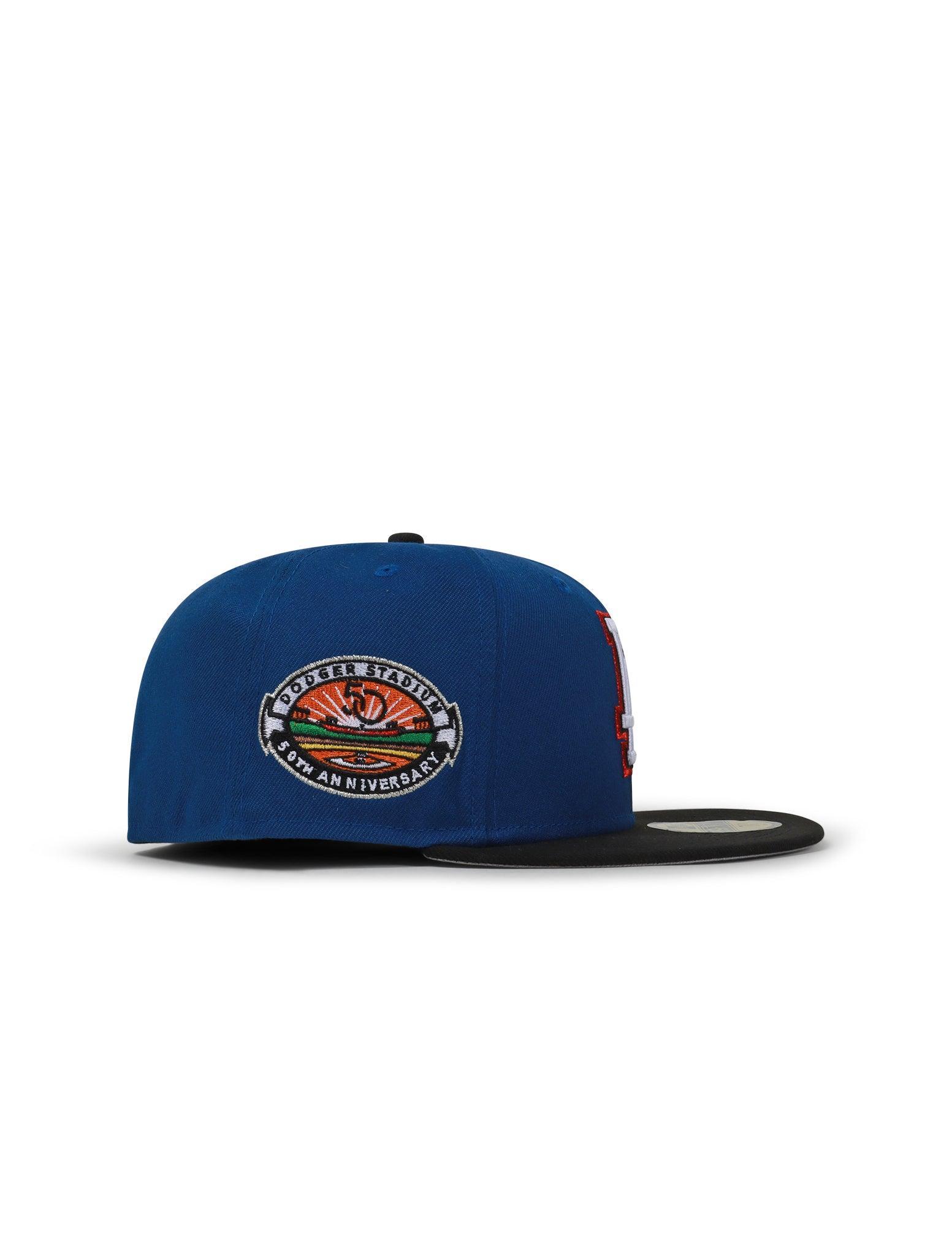 New Era 5950 Dodgers 50Th Anniversary Hat - Blue/Black by Denim Exchange