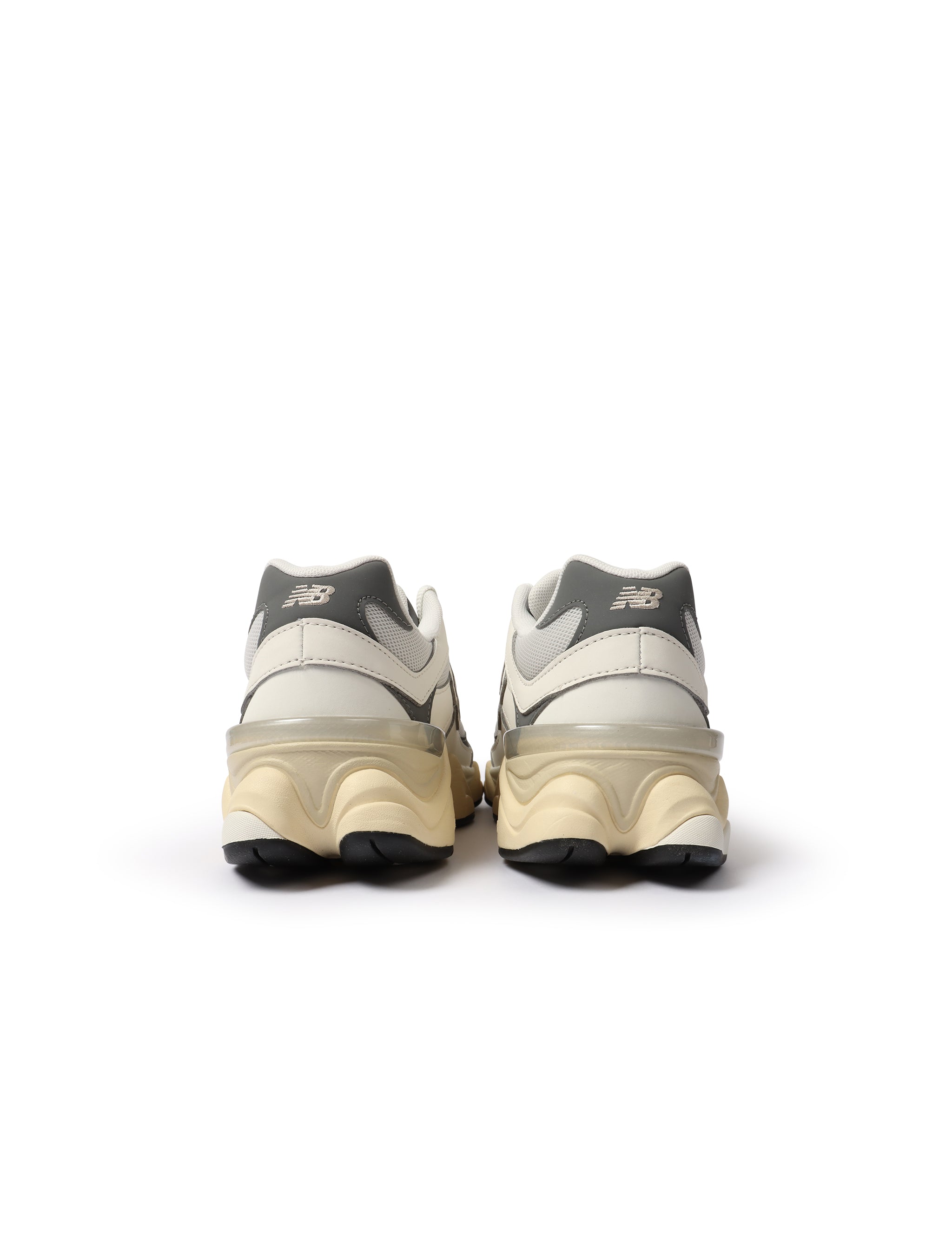 New Balance Big Kids 9060 Lifestyle Shoes - White/Grey by Denim Exchange