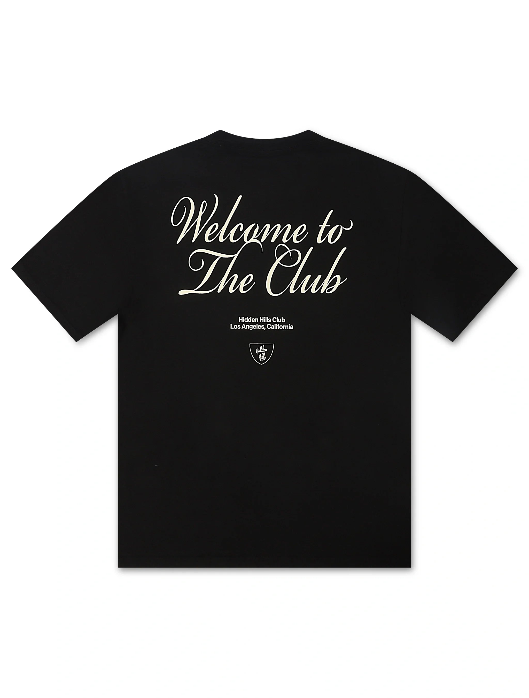 Hidden Hills Welcome to the Club Tee - Black by Denim Exchange