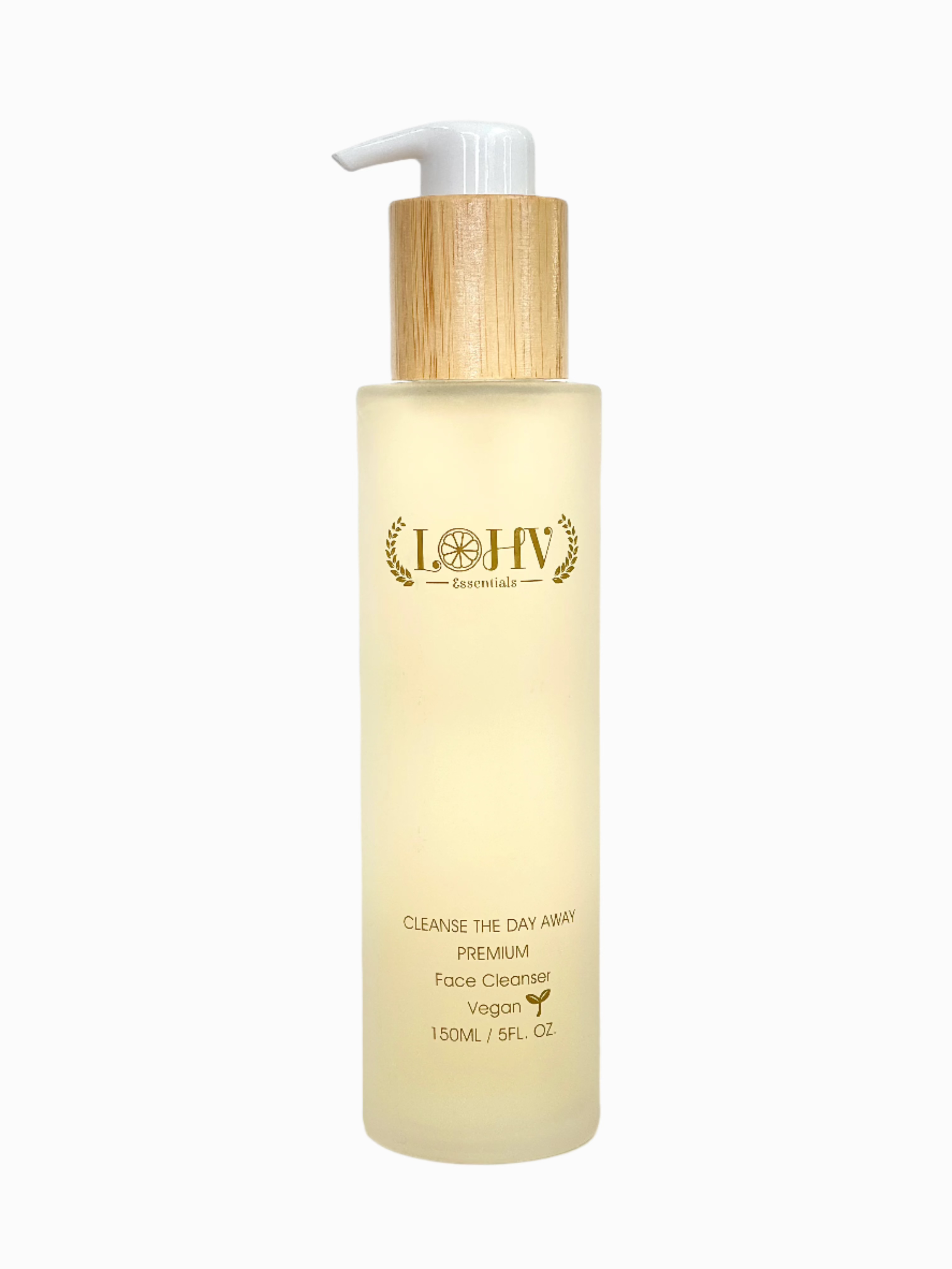 PREMIUM 100% Vegan Hydrating Facial Cleanser, Moisturizing Face Wash For All Skin Types, Hyaluronic Acid + Ginger Water + Lactic acid + Glycolic acid, Fragrance Free & Paraben Free, Non-Drying Oil Control Face Wash. by LOHV ESSENTIALS