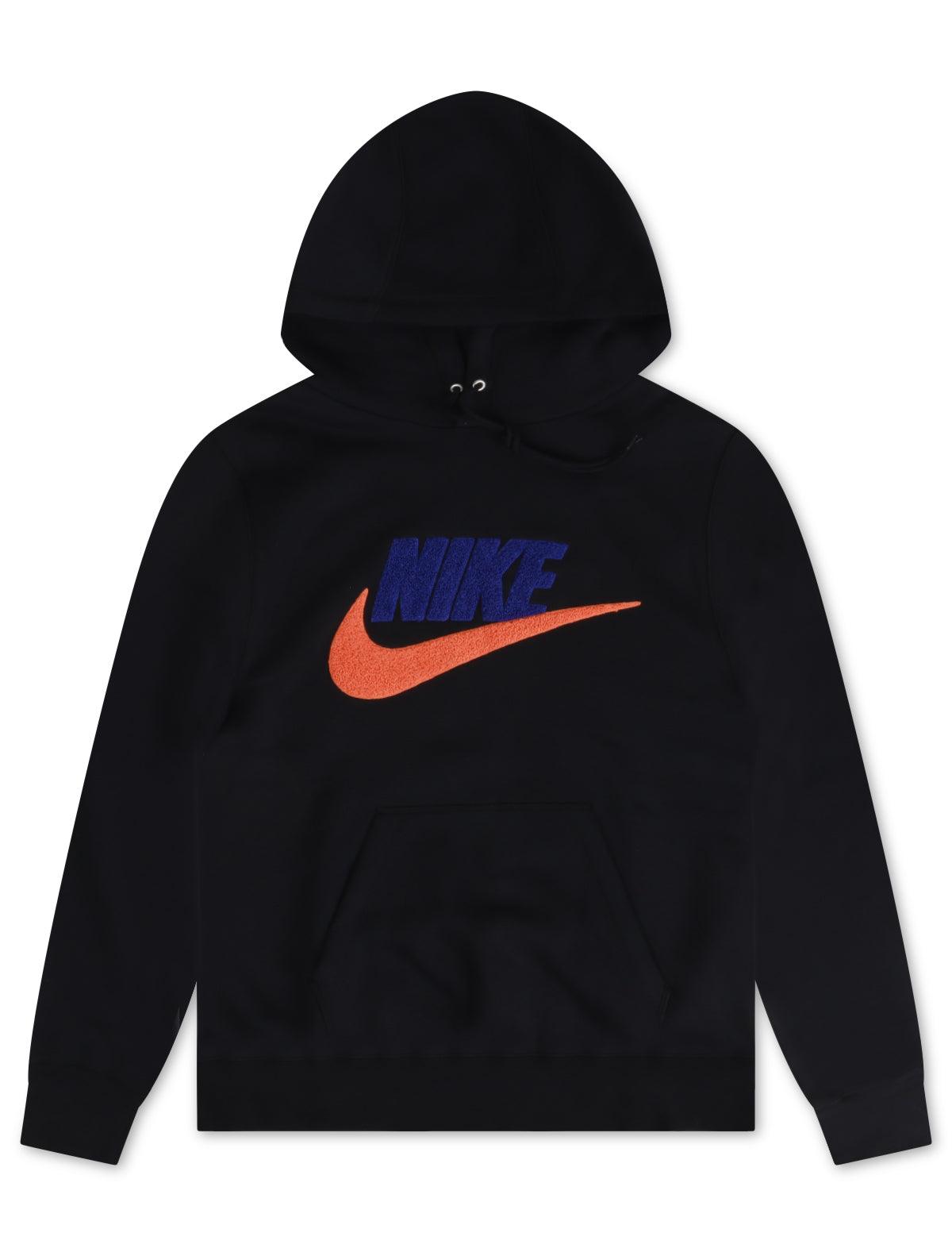 Nike Mens Club Fleece Hoodie - Black by Denim Exchange