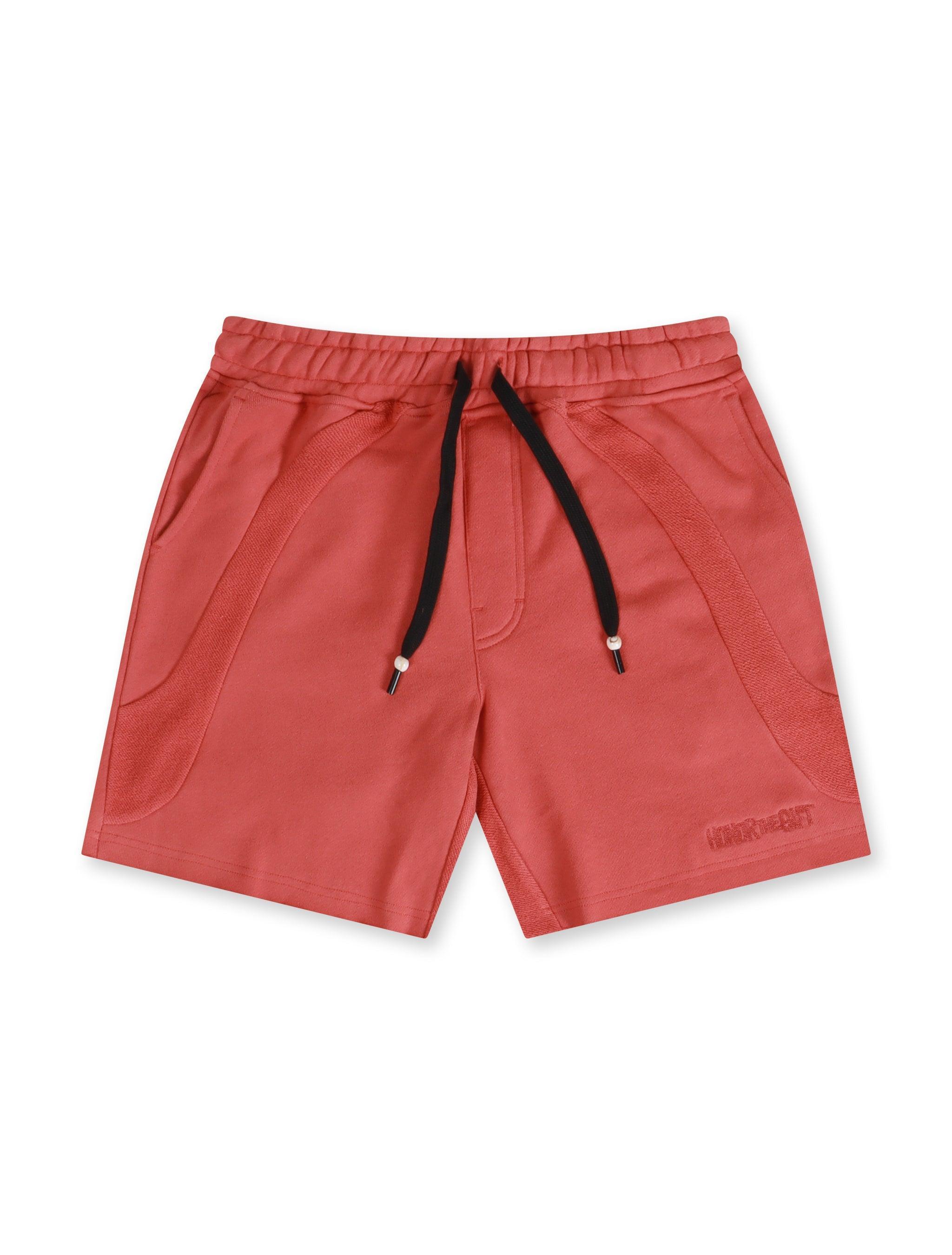 Honor The Gift Panel Terry Shorts - Brick by Denim Exchange