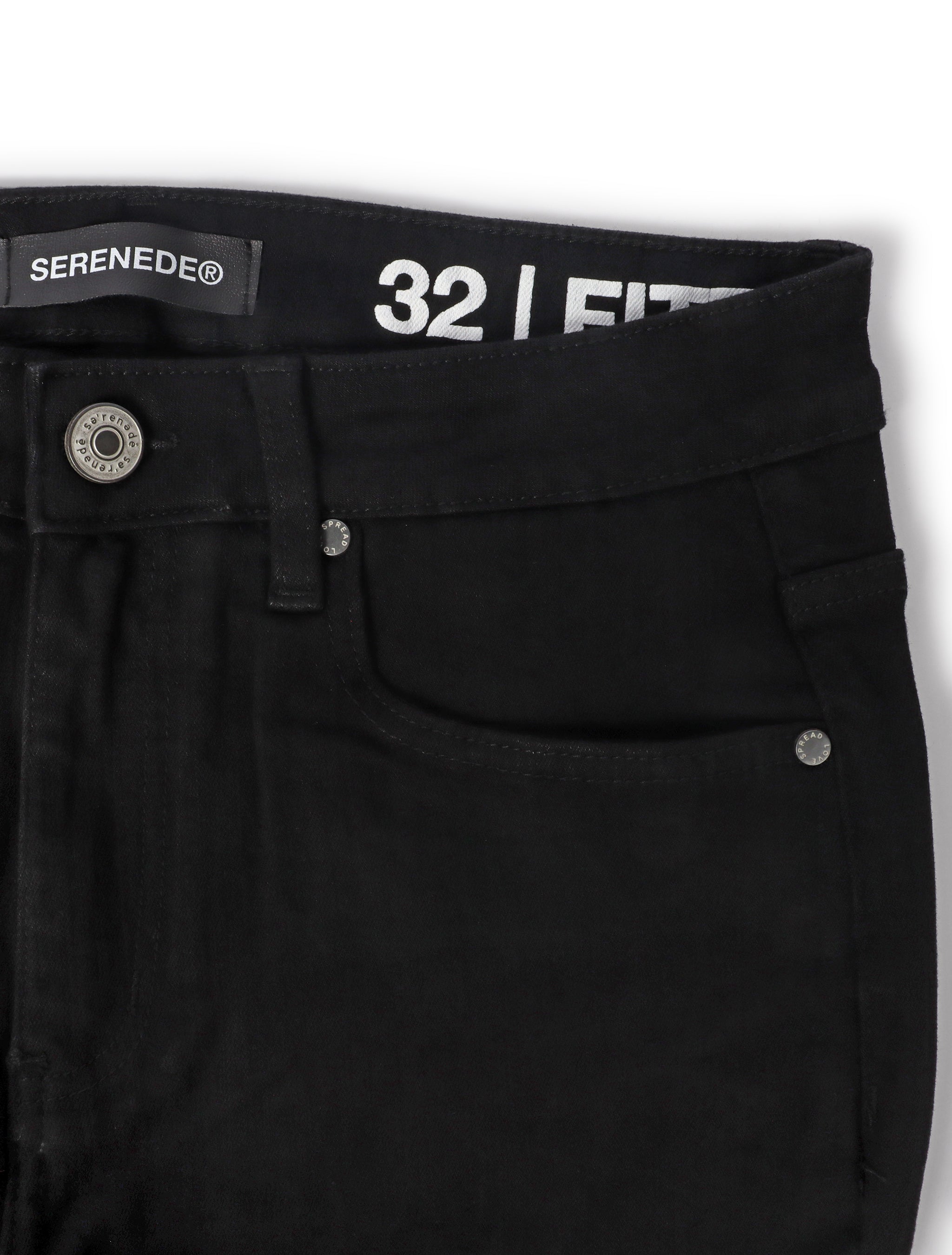 Serenede Vanta11 Jeans - Jet Black by Denim Exchange