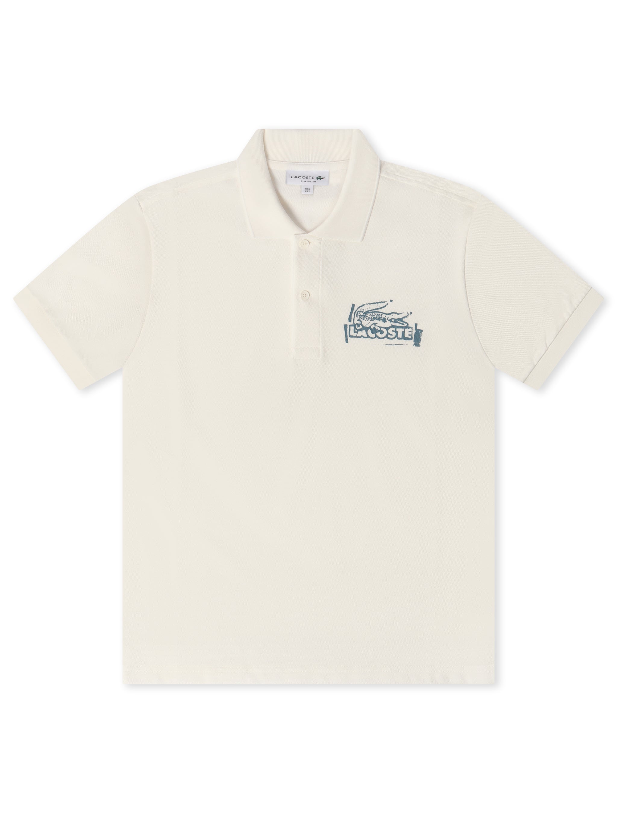 Lacoste Classic Fit L.12 Polo - White by Denim Exchange