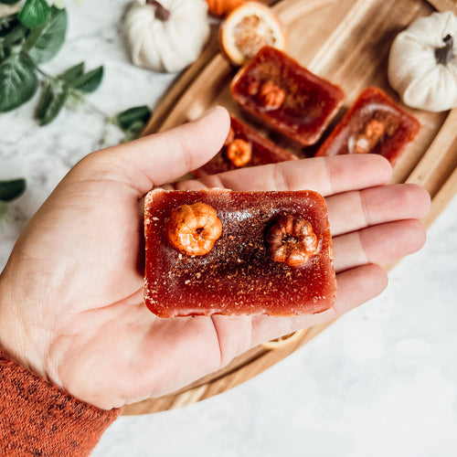 Pumpkin Pecan Waffles Scented Candle - Fall Breakfast Fragrance