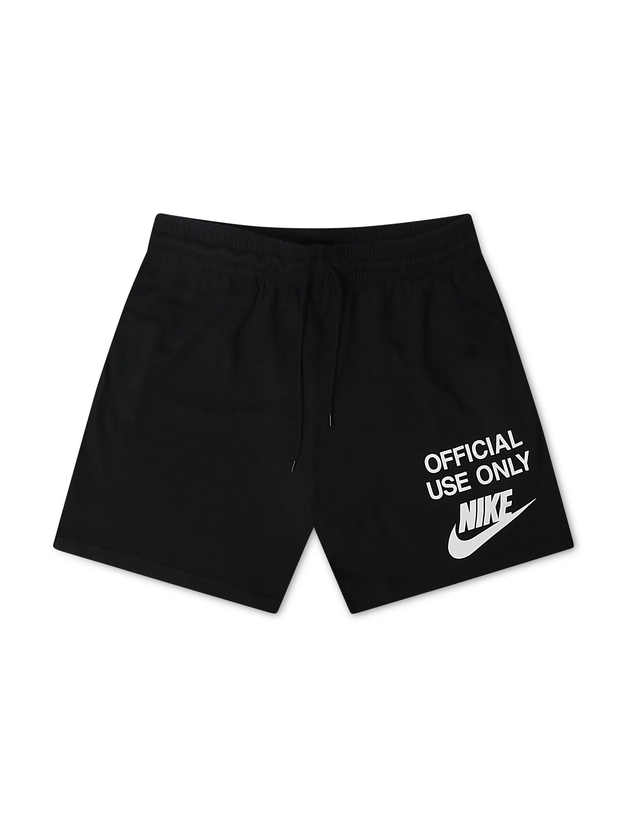 Nike Mens Club Knit Shorts - Black/White by Denim Exchange