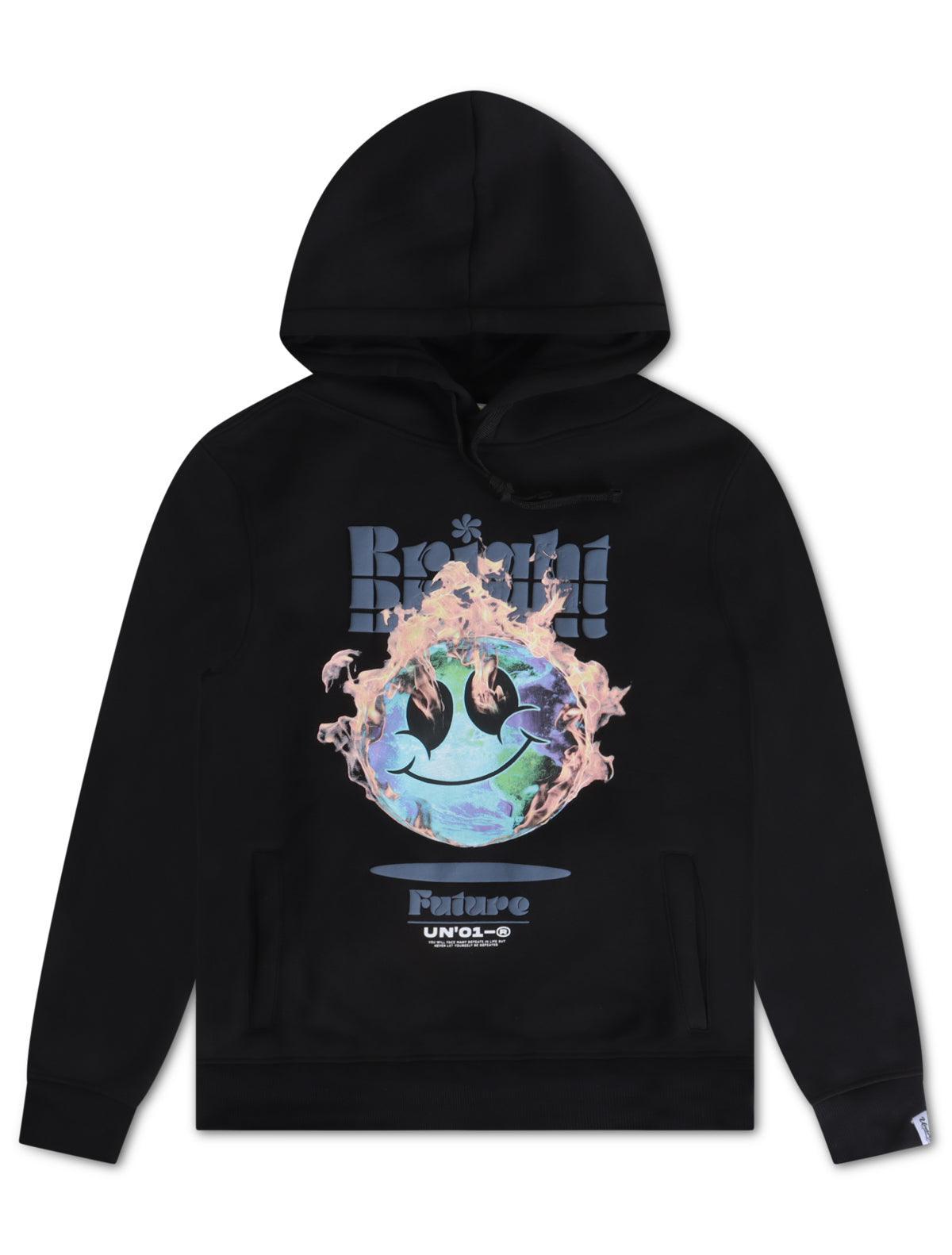 Underrated Bright Future Hoodie - Black by Denim Exchange