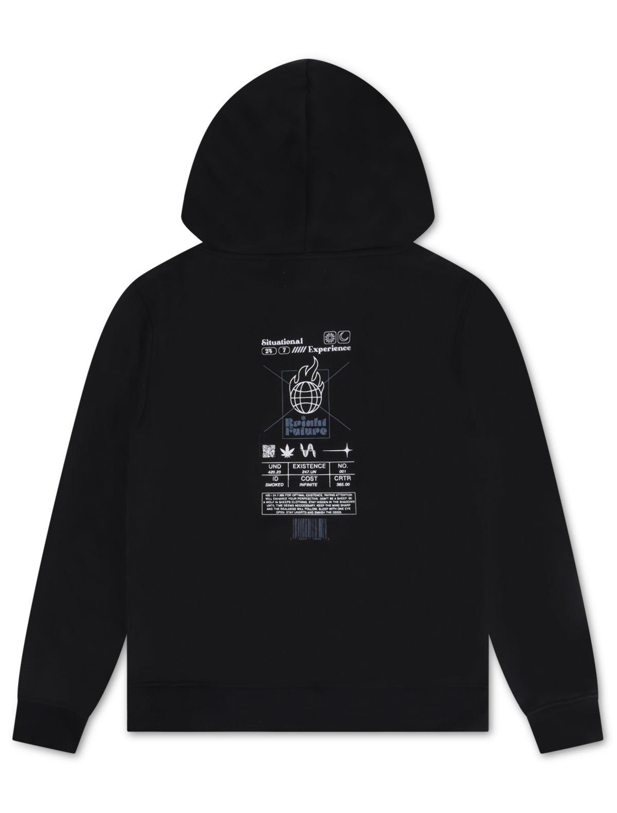 Underrated Bright Future Hoodie - Black by Denim Exchange