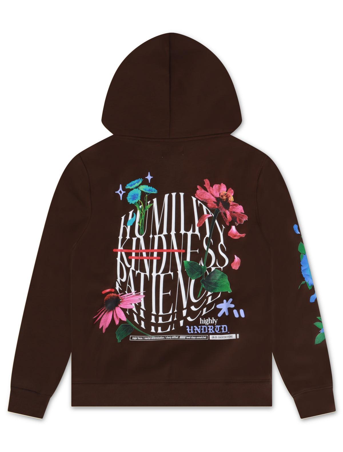 Underrated Humility & Kindness Hoodie - Brown by Denim Exchange