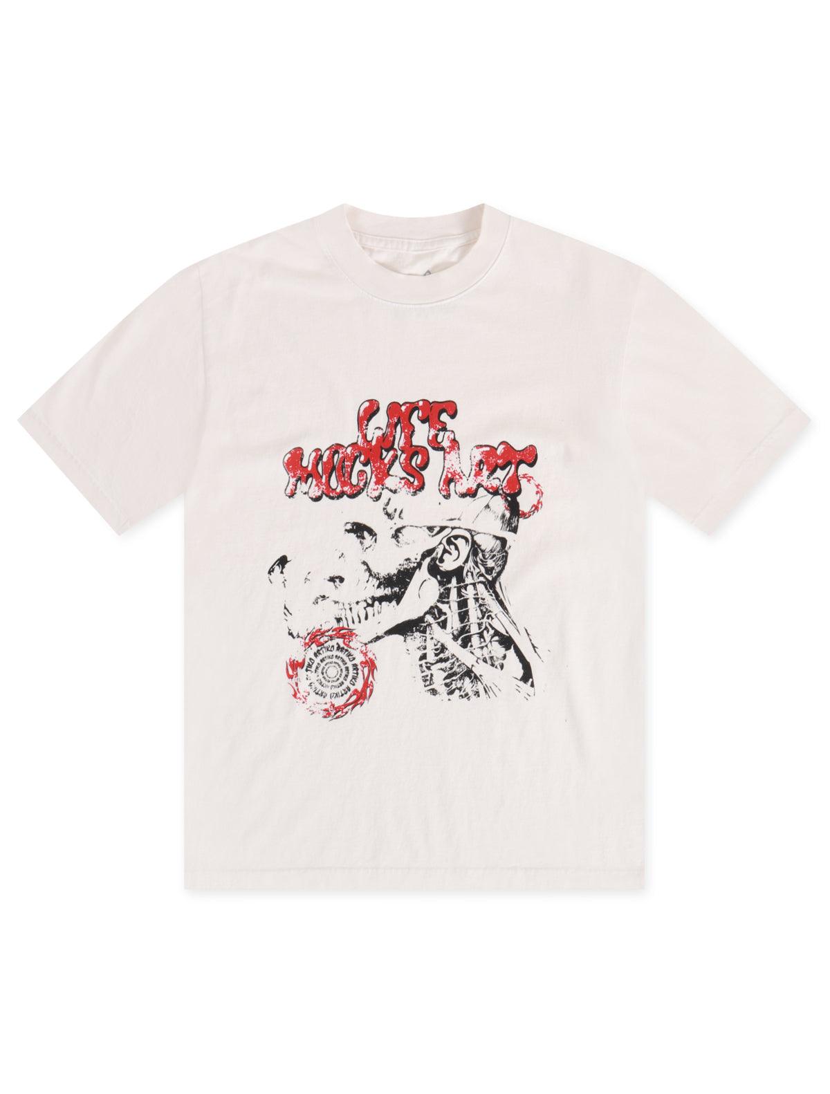 Artiko Life Mocks Art Tee - Cream by Denim Exchange