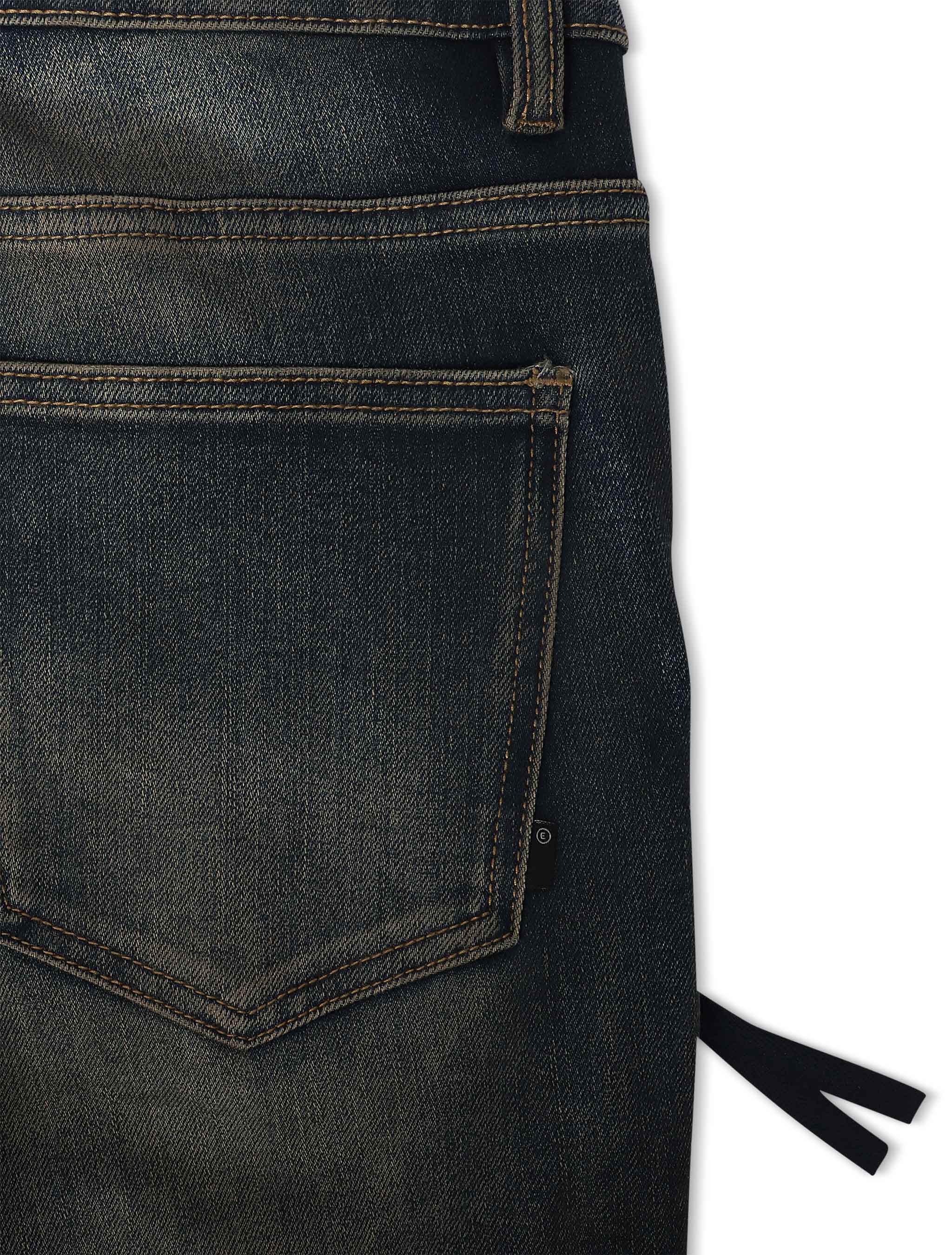 Embellish David Skinny Jeans - Dark Indigo by Denim Exchange