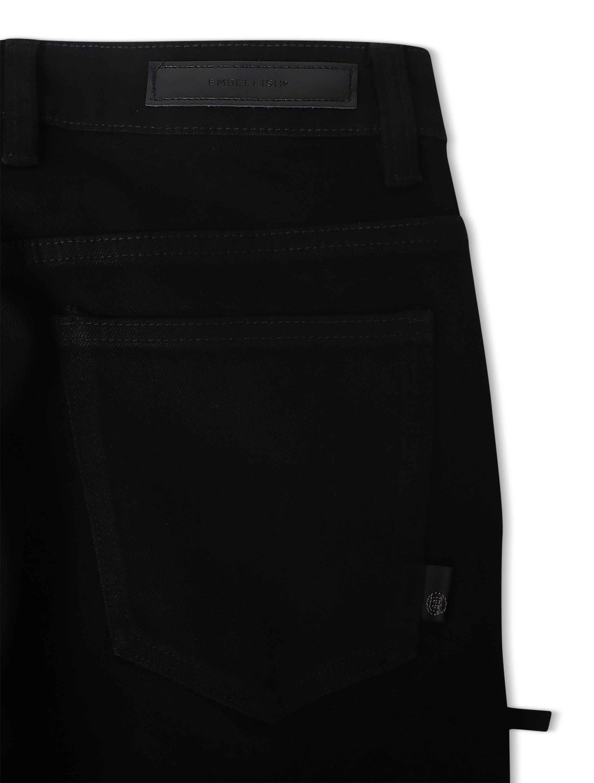 Embellish David Skinny Jeans - Jet Black by Denim Exchange