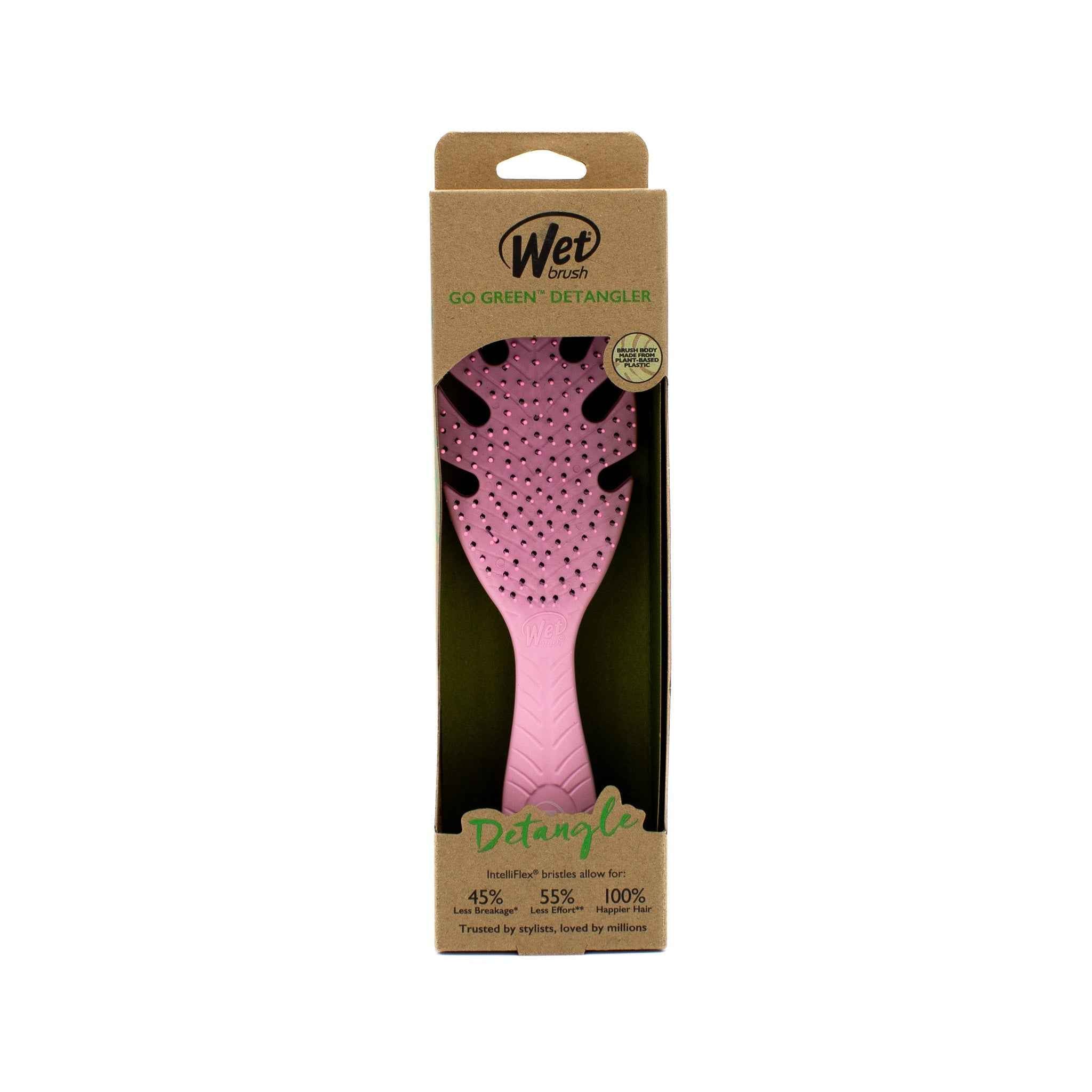 Wet Brush Go Green Detangling Brush PINK - New by This is Beauty US