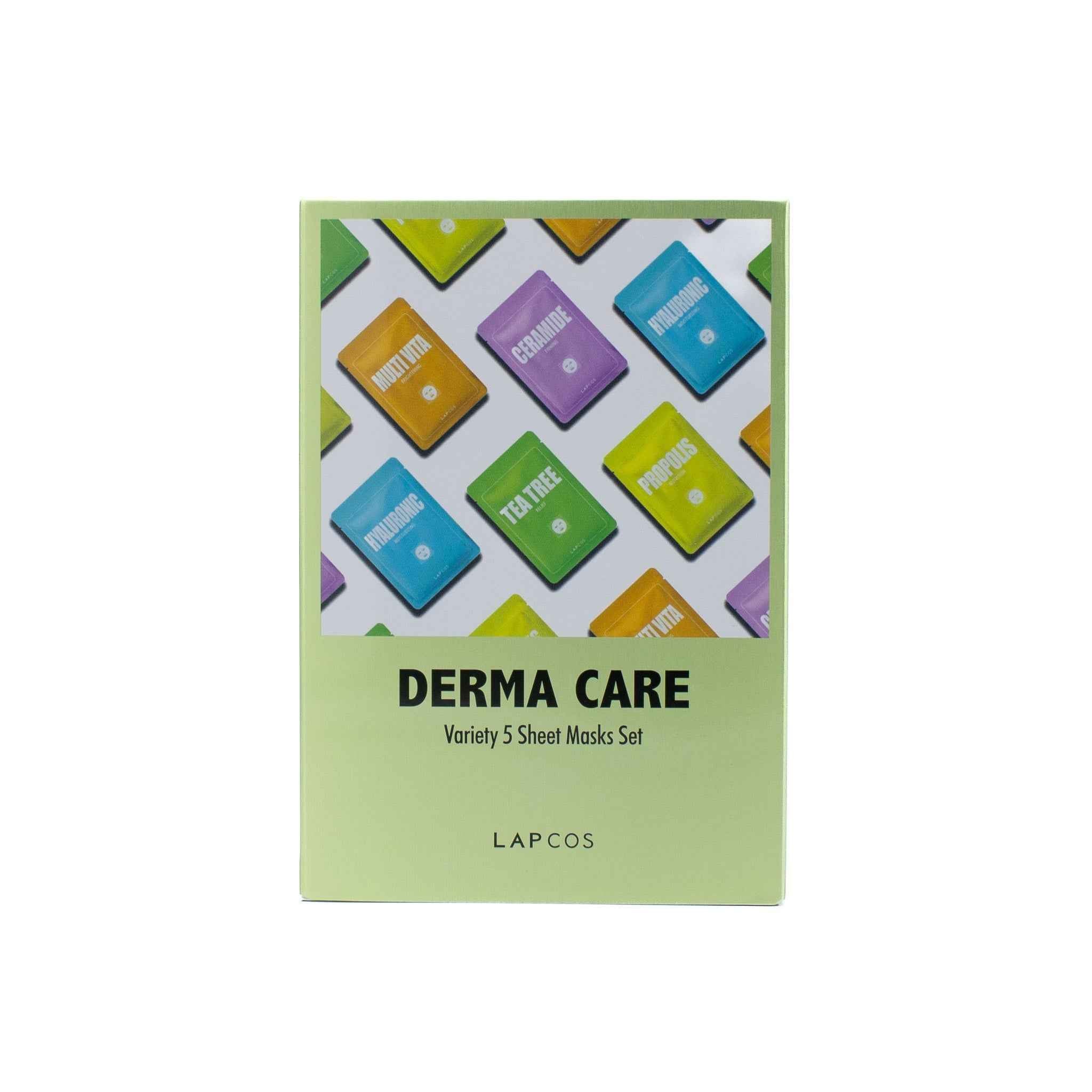 LAPCOS Derma Care 5 Sheet Masks Set - New