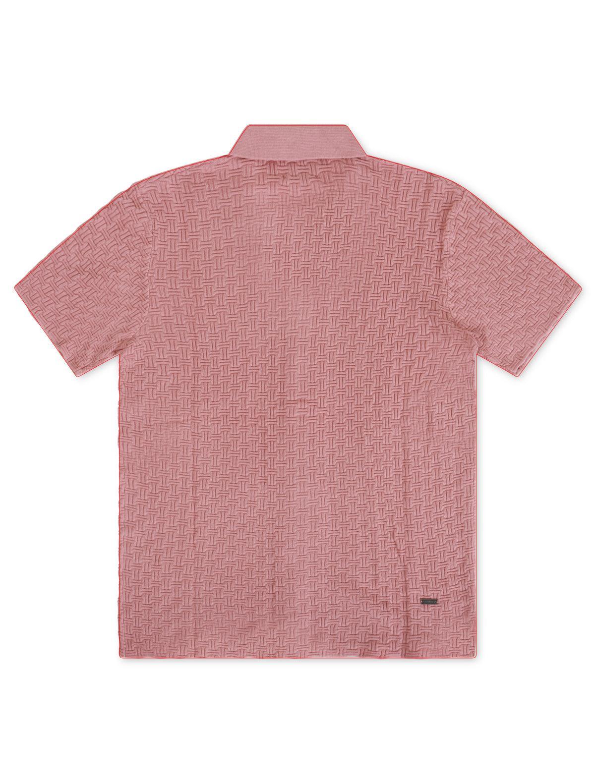 Kuwalla Knit Yacht Shirt - Pink by Denim Exchange