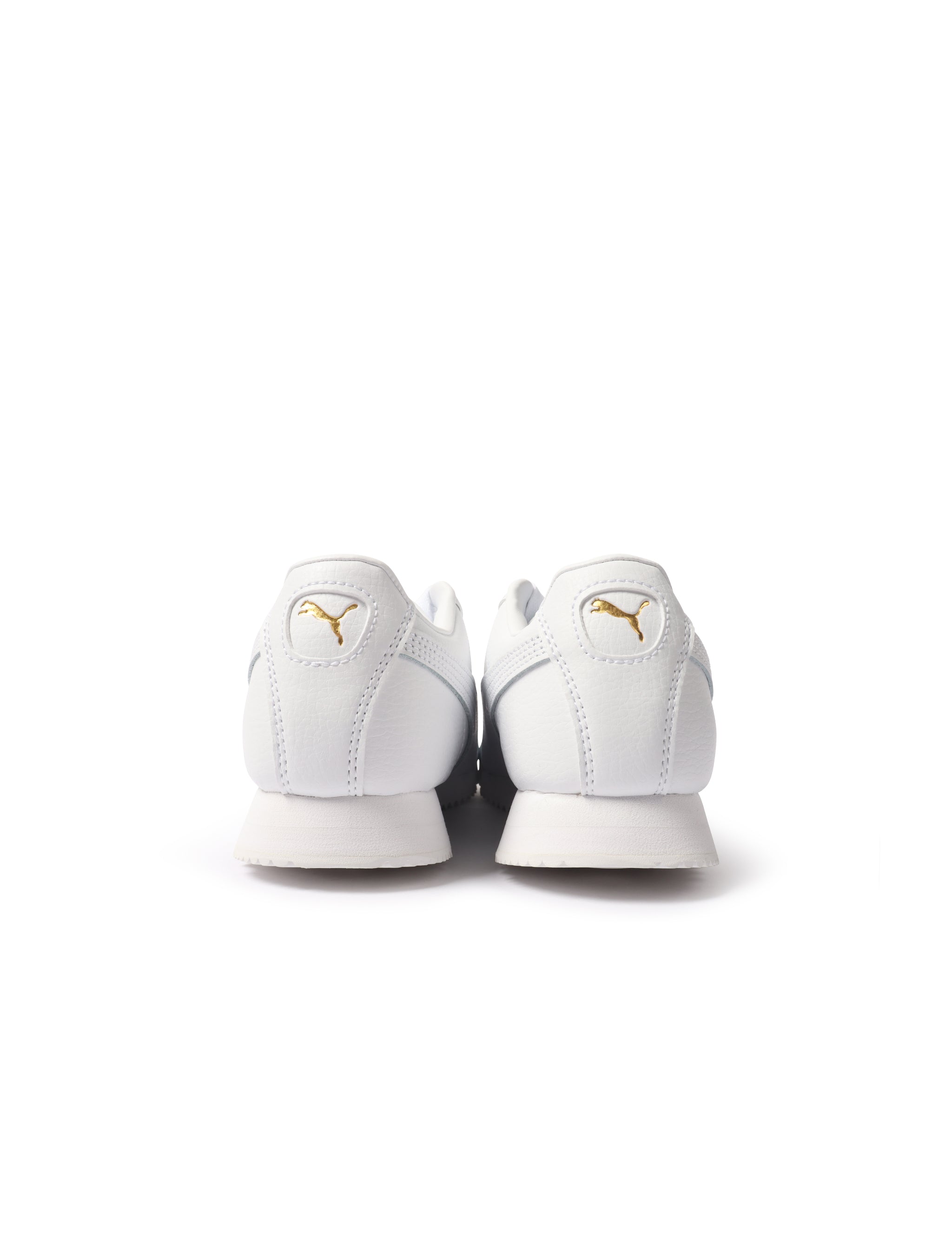 Puma Big Kids Roma Basic - White/Gold by Denim Exchange