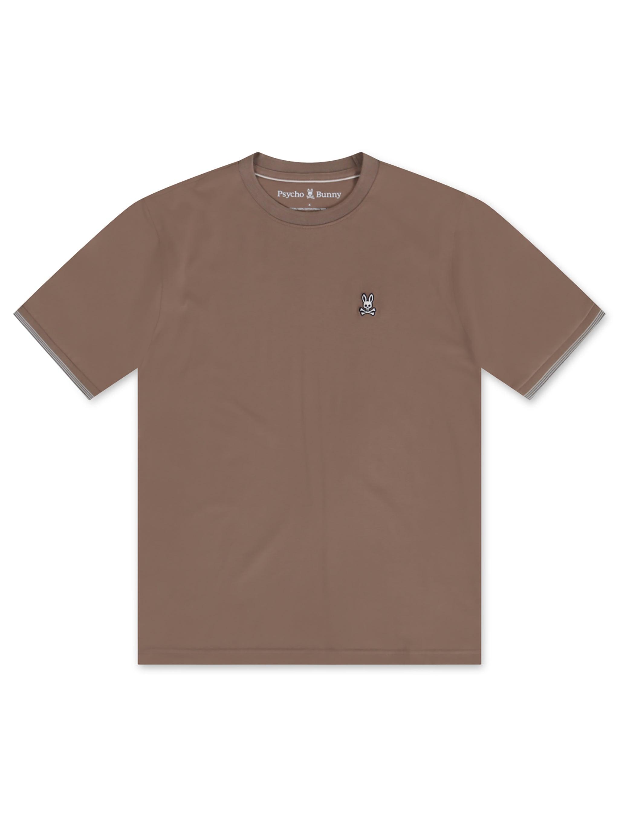 Psycho Bunny Queensbury Tee - Antique Taupe by Denim Exchange