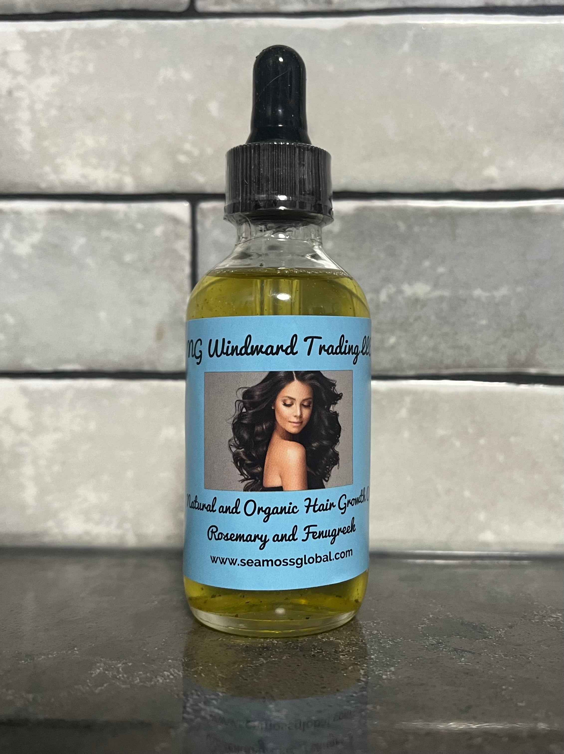 Organic Extra Strength Hair Growth Serum with Sea Moss, Fenugreek, and Rosemary by Seamoss Global