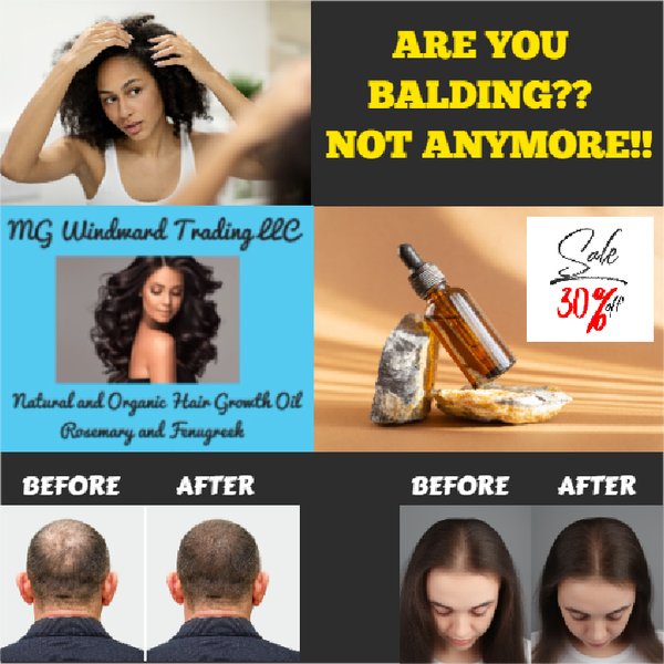 Organic Extra Strength Hair Growth Serum with Sea Moss, Fenugreek, and Rosemary by Seamoss Global