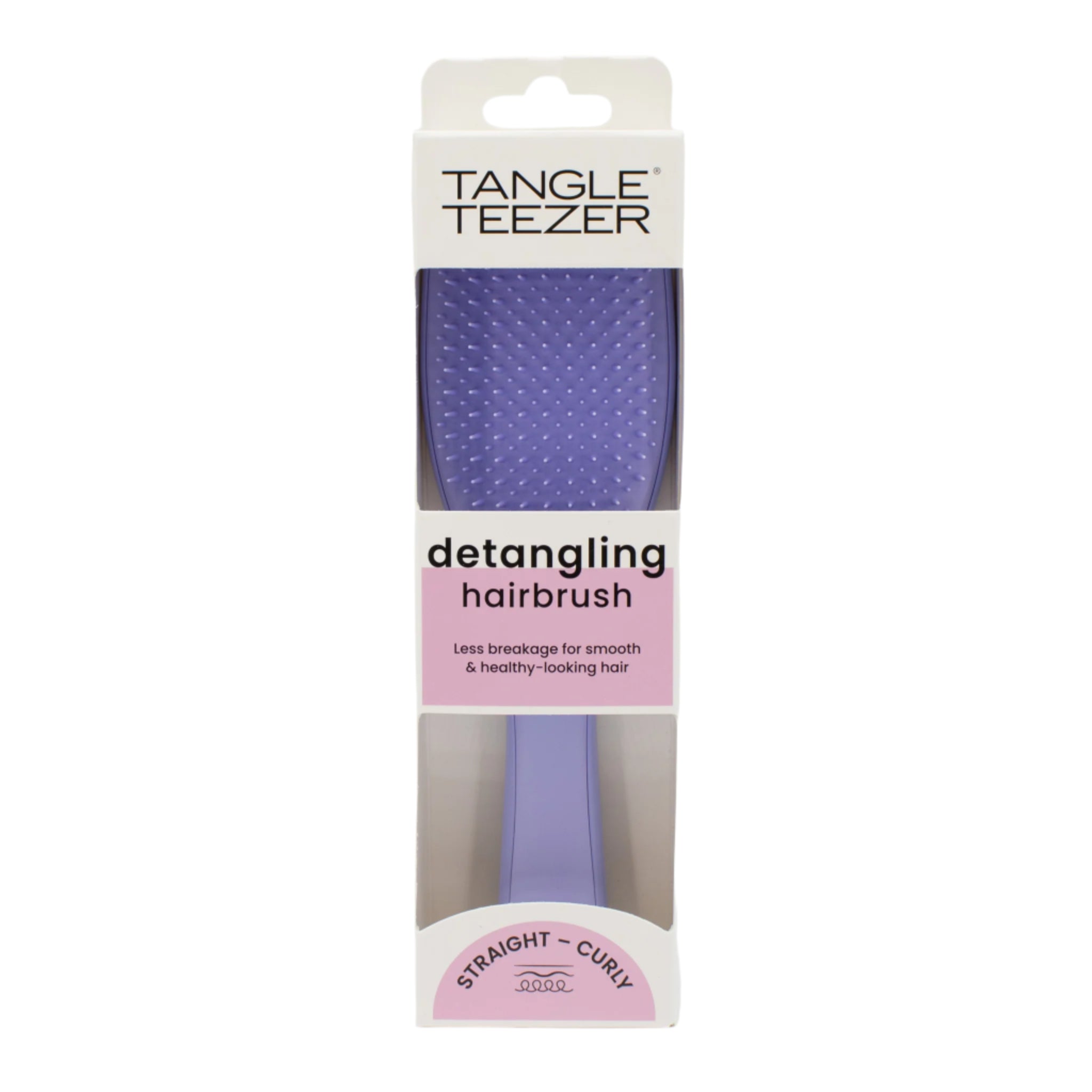 Tangle Teezer Detangling Hairbrush Straight or Curly in Purple - New by This is Beauty US