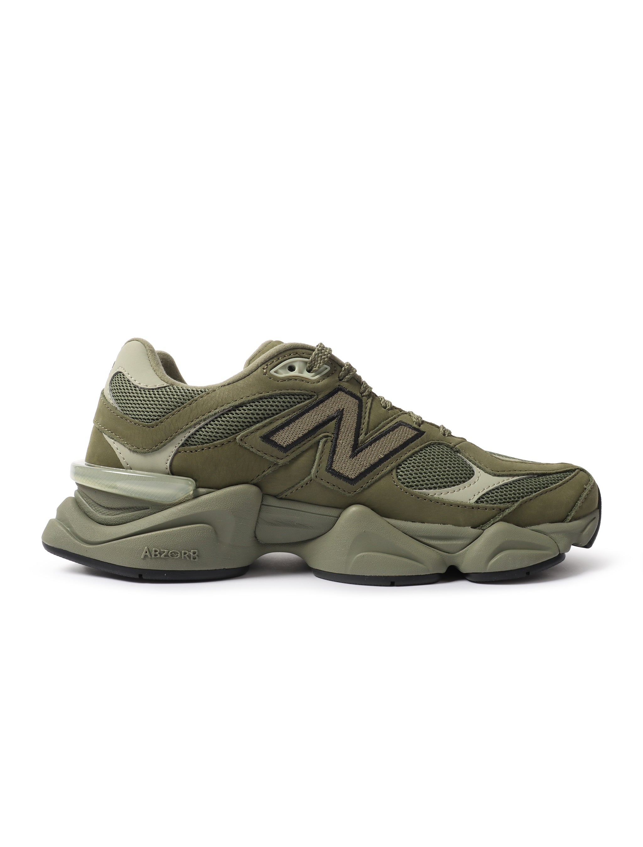 New Balance Mens 9060 Lifestyle Shoes - Green by Denim Exchange